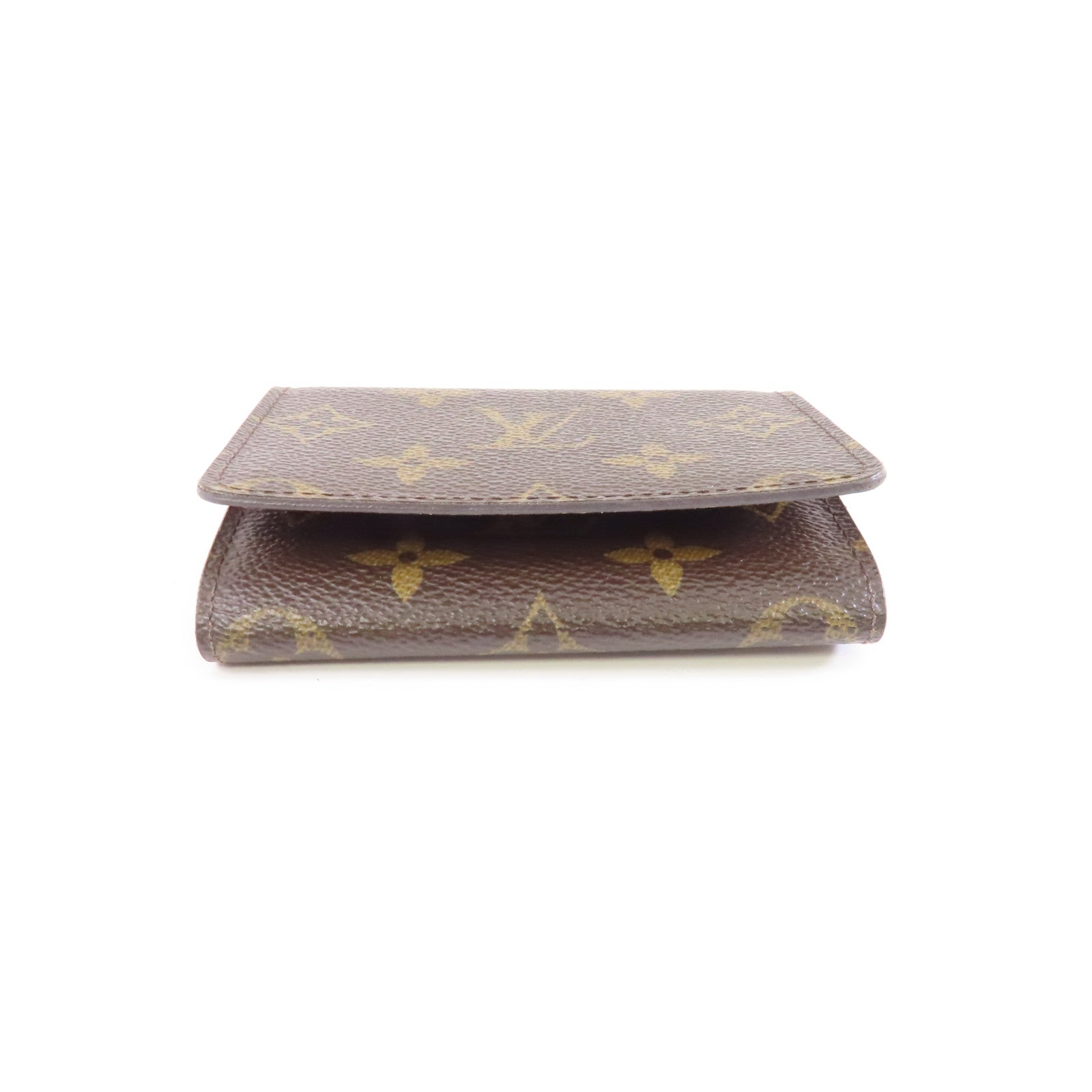 LOUIS VUITTON Monogram Card Case卡片套棕色