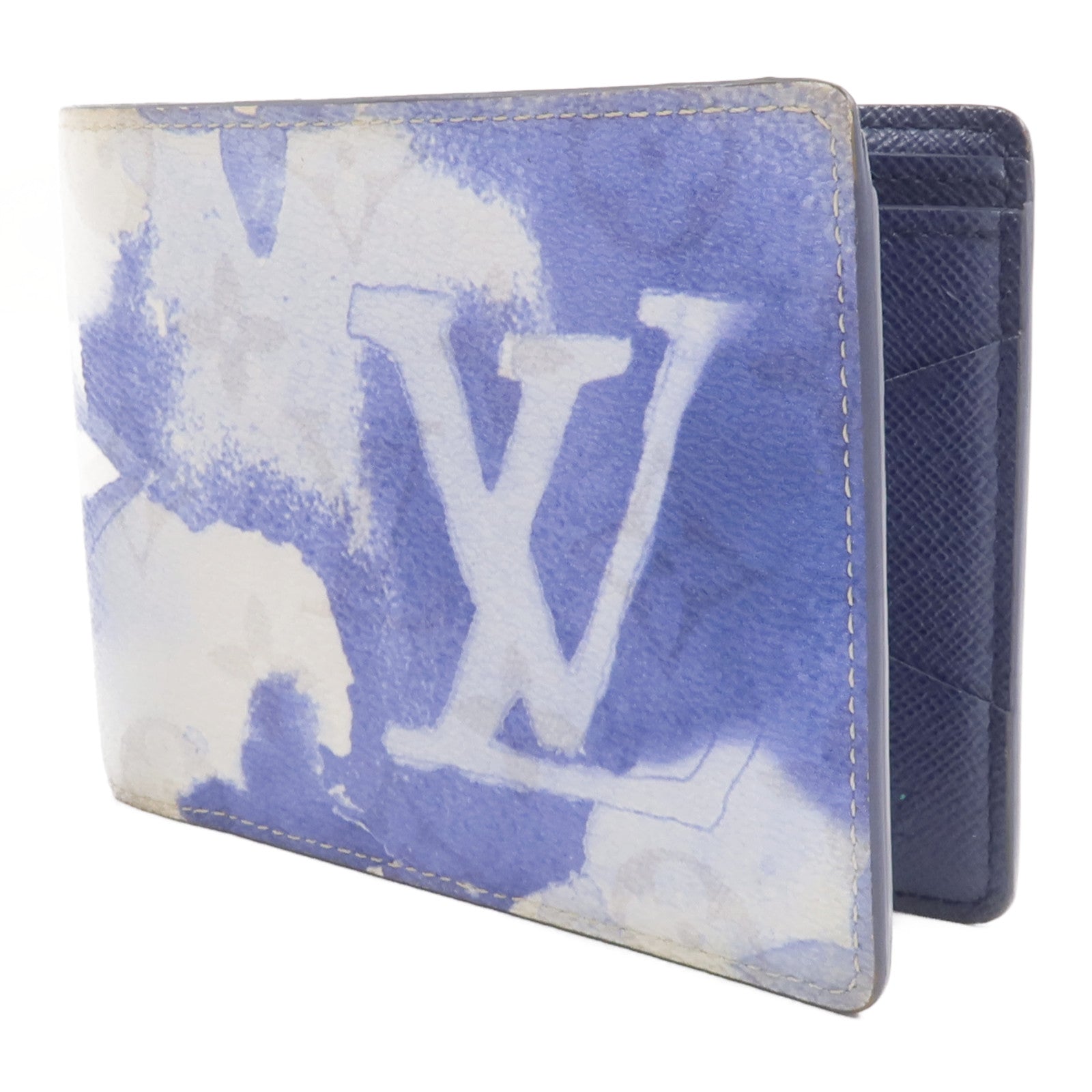 LOUIS VUITTON Monogram Watercolor Multiple Wallet錢包
