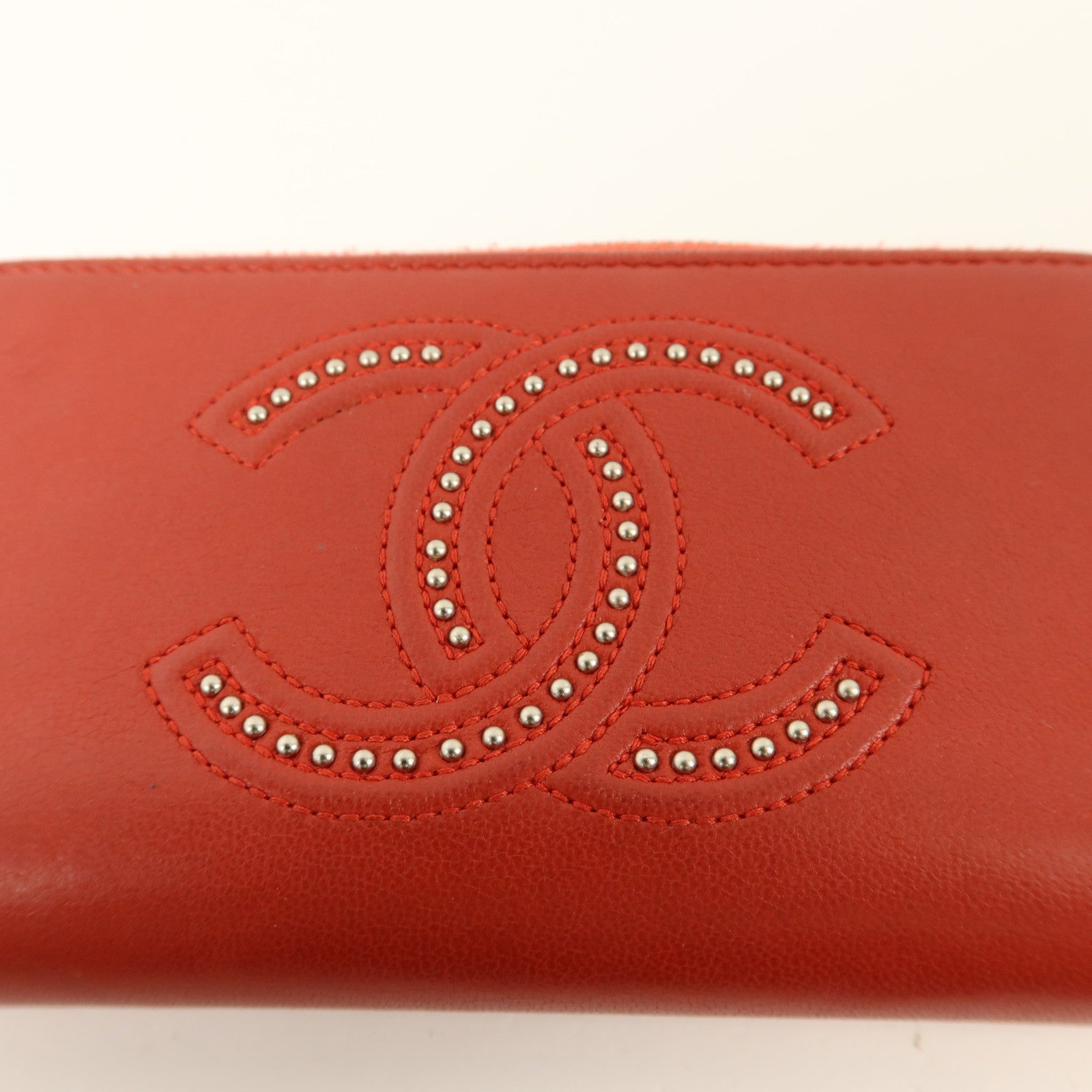 CHANEL 牛皮皮革Zipper Wallet錢包