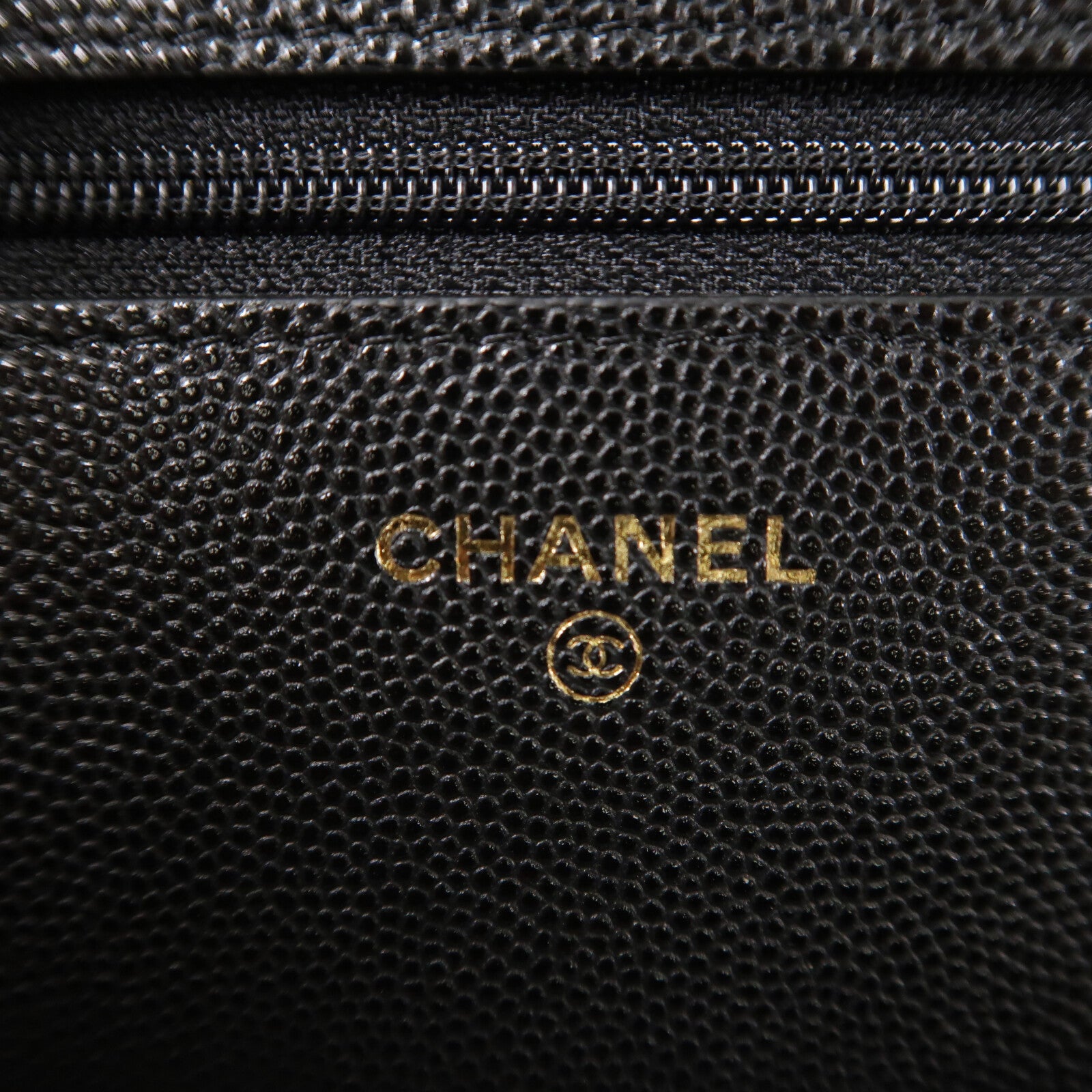 CHANEL 牛皮皮革WOC Wallet On Chain鏈帶肩背袋