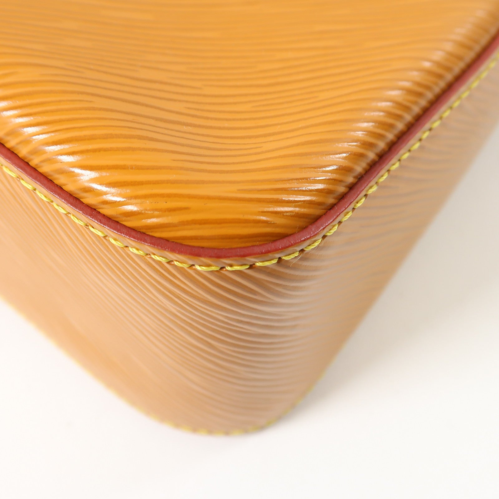 LOUIS VUITTON Epi Marelle銀扣手挽肩背兩用袋橙色