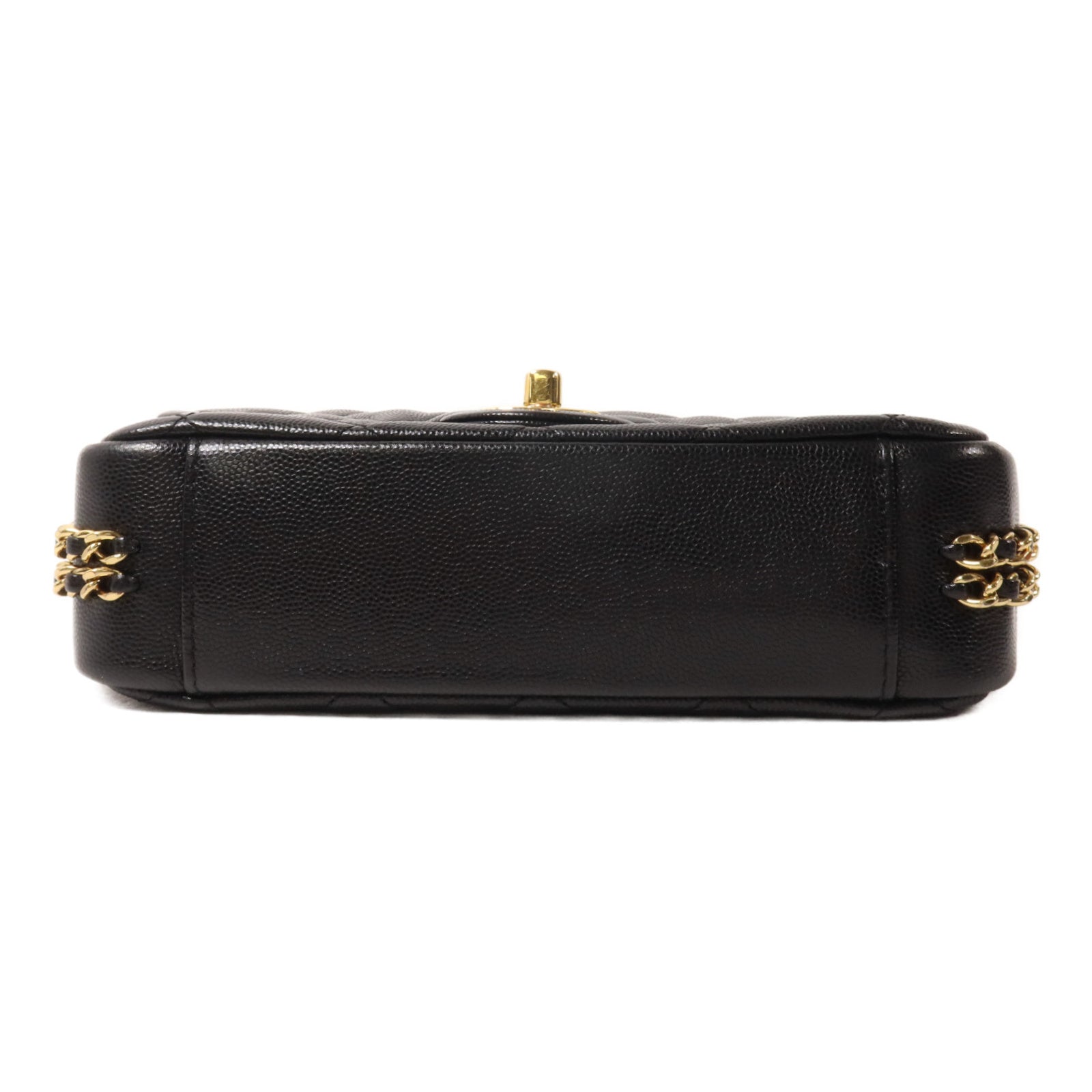 CHANEL 牛皮皮革Mini Flap Bag鏈帶肩背袋