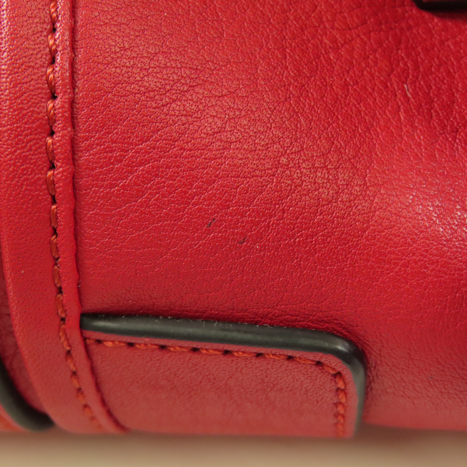 LOEWE 牛皮皮革Shoulder Bag金扣手挽肩背兩用袋