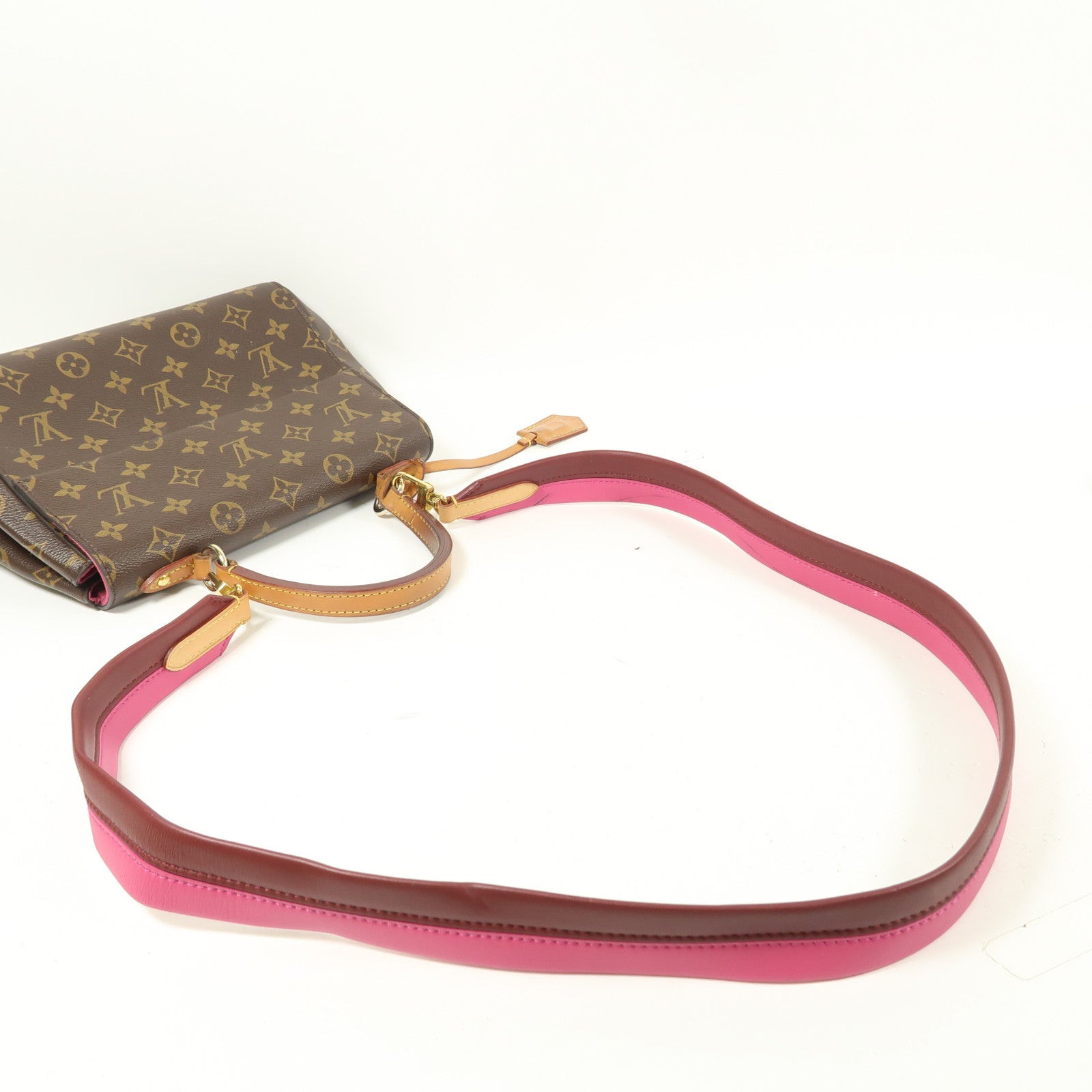 LOUIS VUITTON Monogram Cluny BB金扣手挽肩背兩用袋