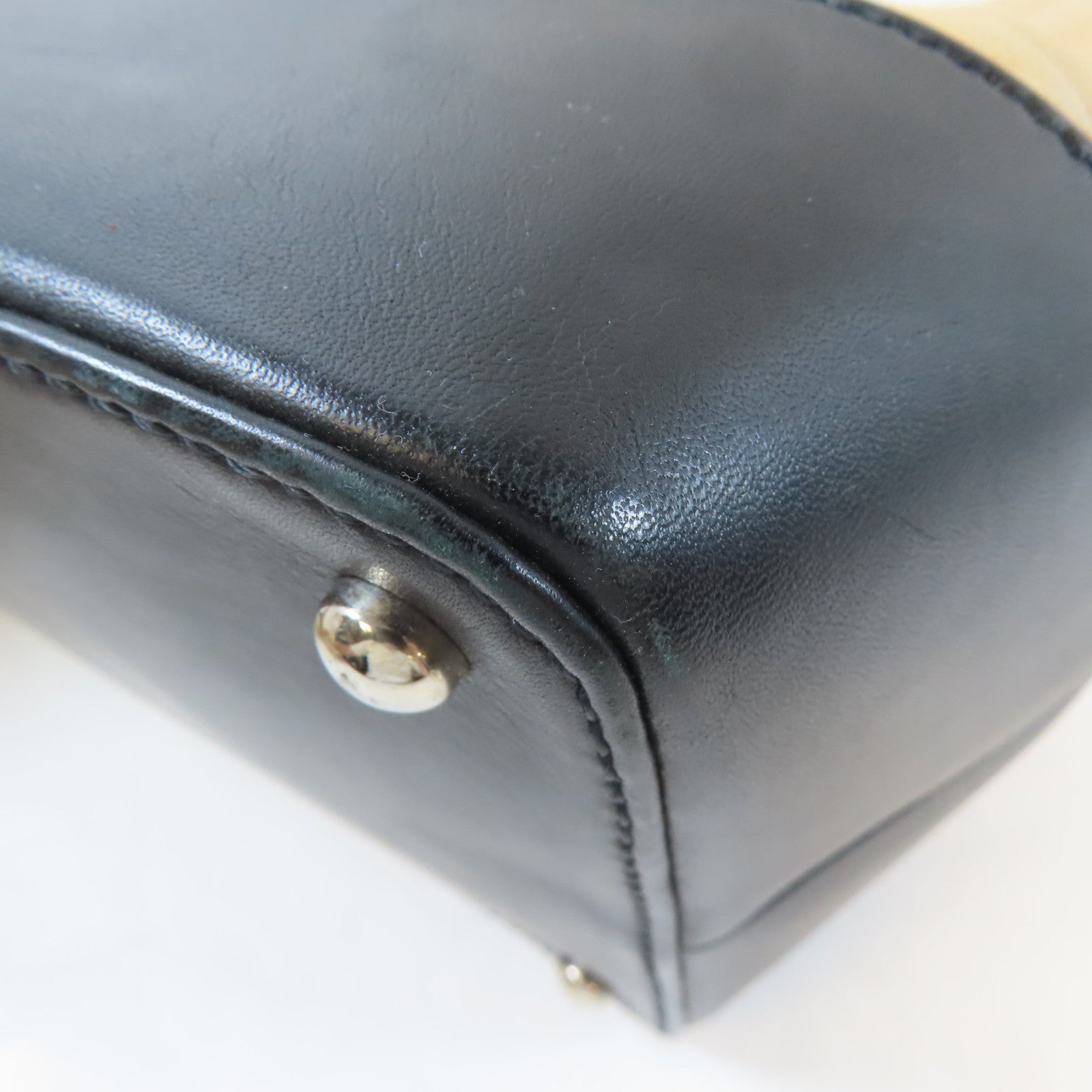 CHANEL 【激減優惠】菱格羊皮皮革Chain Shoulder Bag銀扣鏈帶肩背袋淺褐色/黑色
