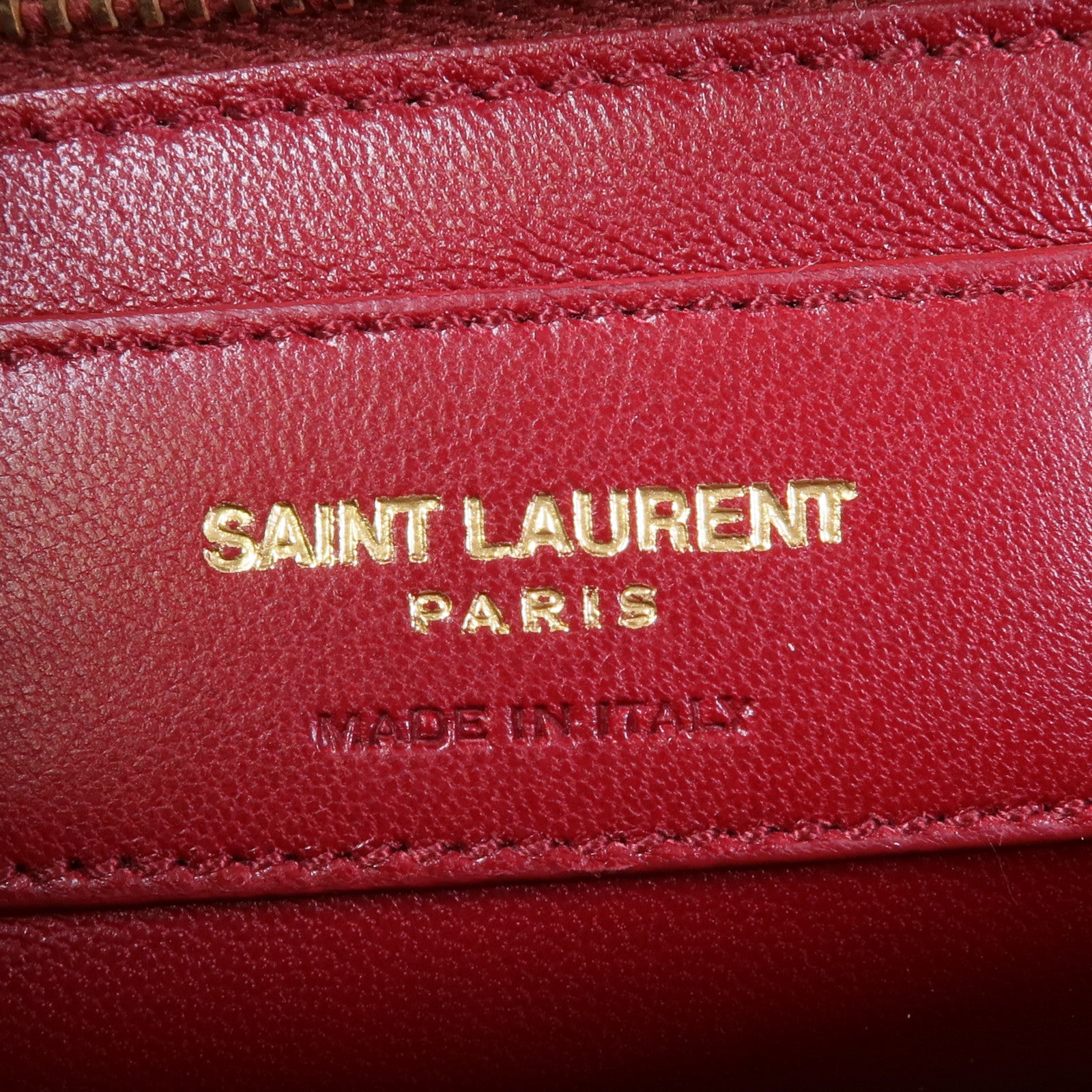 SAINT LAURENT 【激減優惠】鱷魚皮革Classic Universite金扣肩背袋