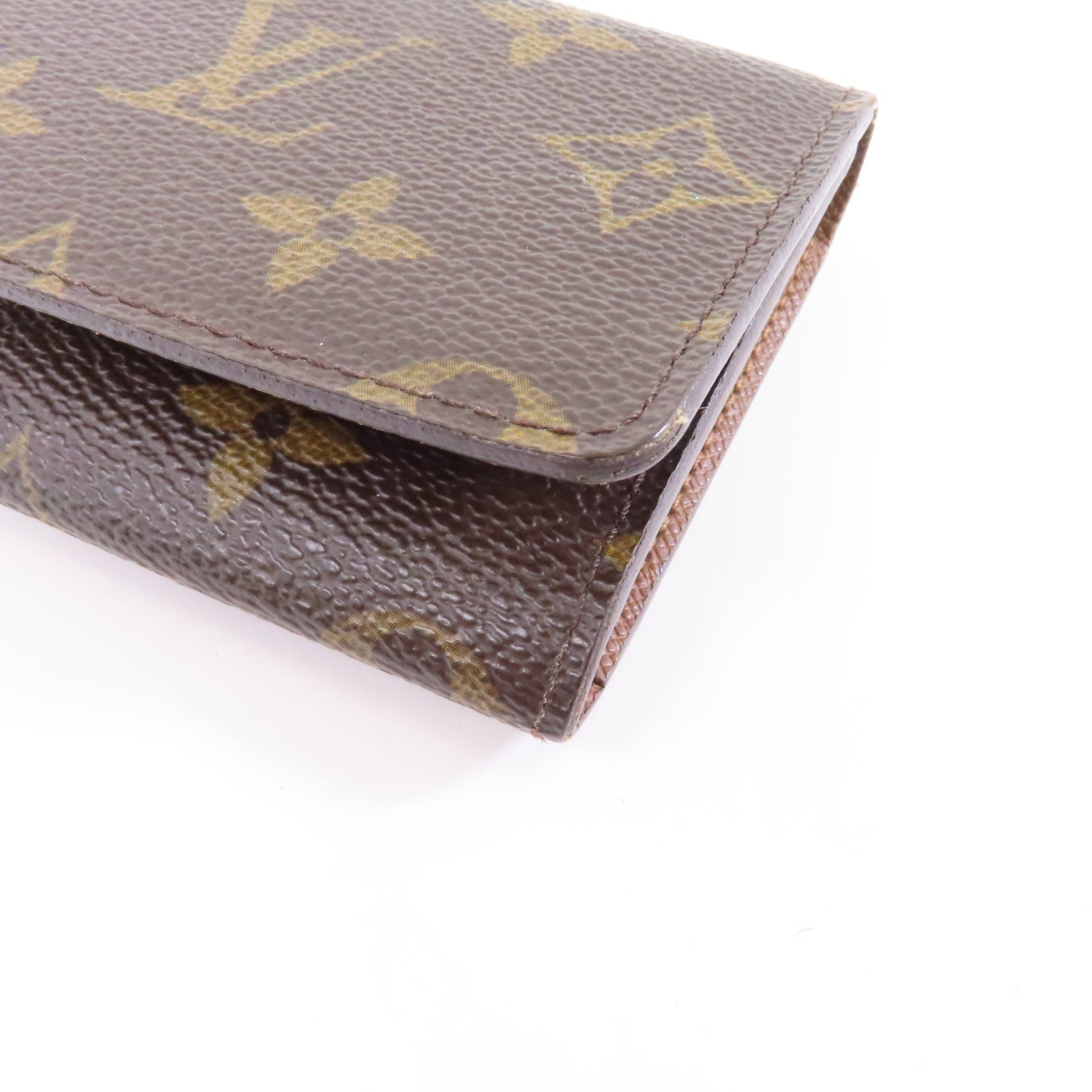 LOUIS VUITTON Monogram Card Case卡片套棕色