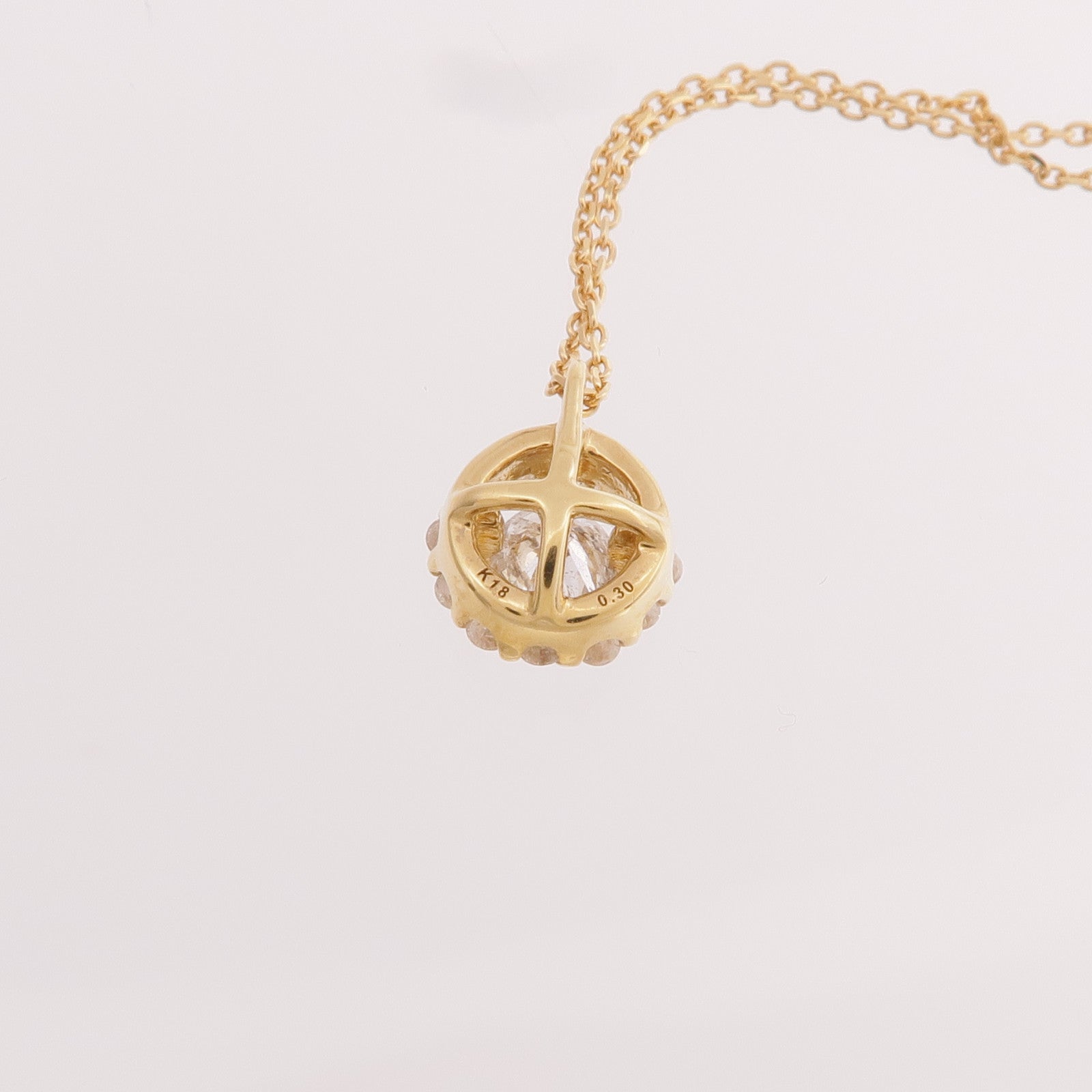 JEWELRY 18K黃金Diamond Necklace鑽石項鍊