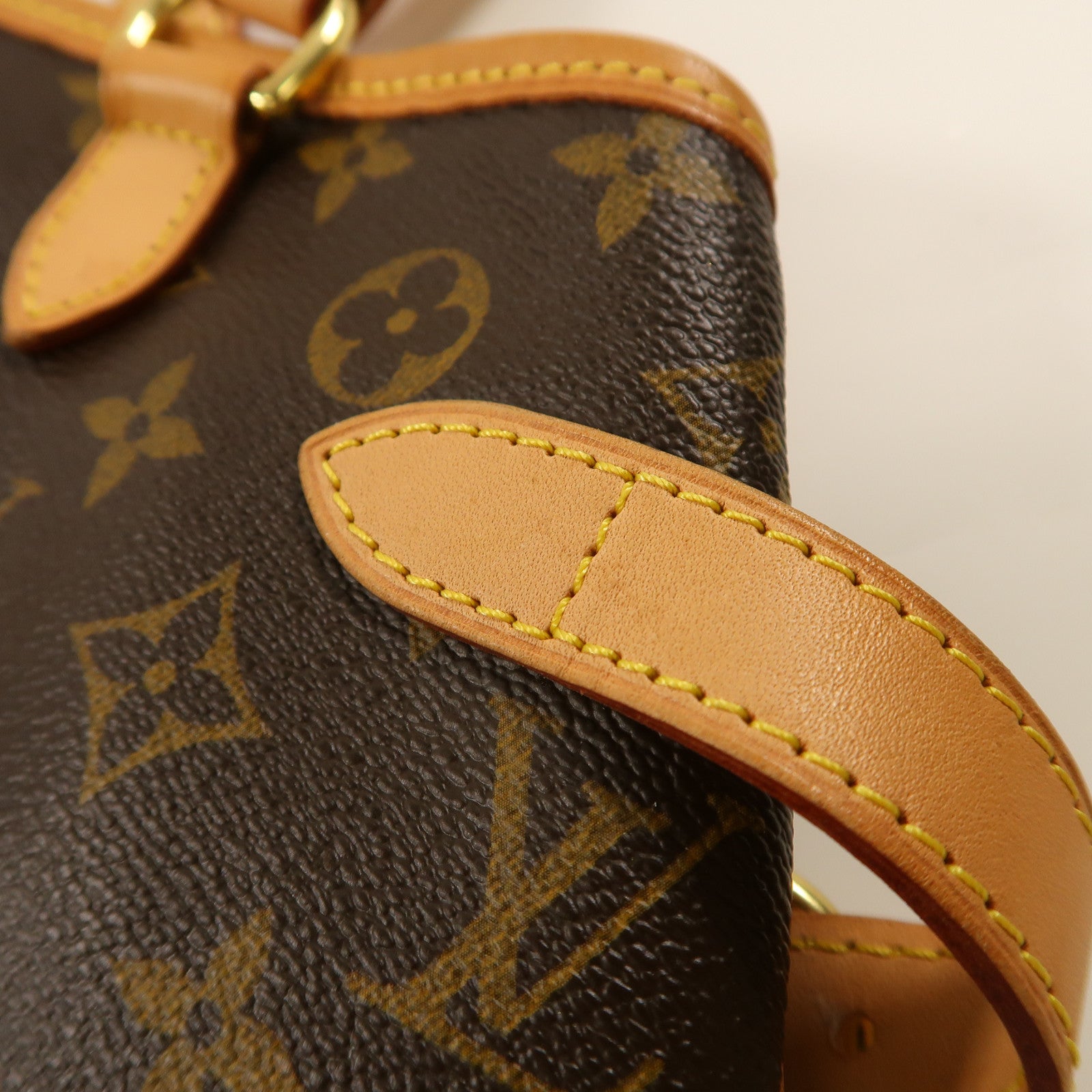 LOUIS VUITTON Monogram Batignolles Horizontal金扣肩背袋啡色