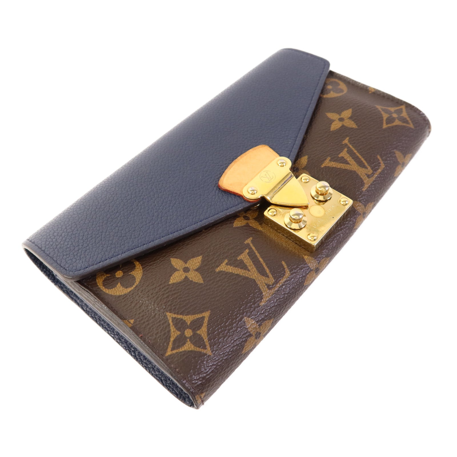 LOUIS VUITTON Monogram Palas金扣長錢包