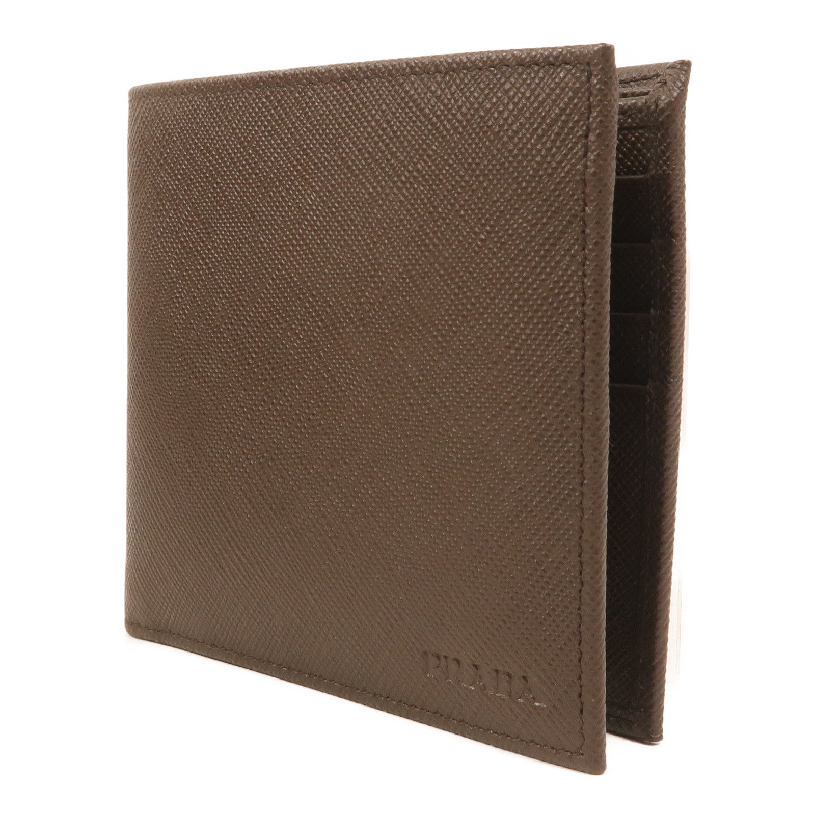 PRADA Saffiano皮革Fold Wallet錢包