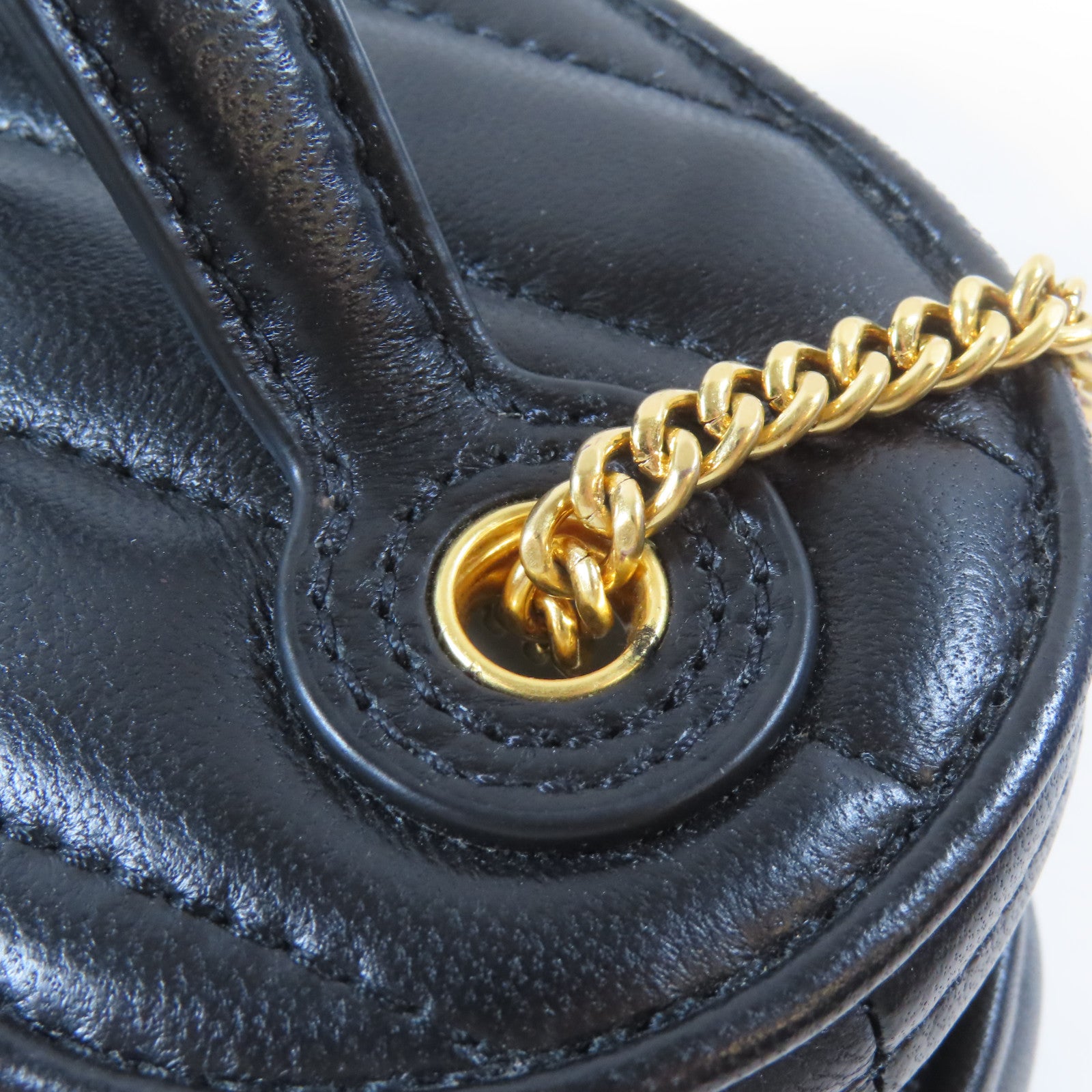 Tory Burch 羊皮皮革2 Way Chain Shoulder Bag金扣鏈帶手挽肩背兩用袋黑色