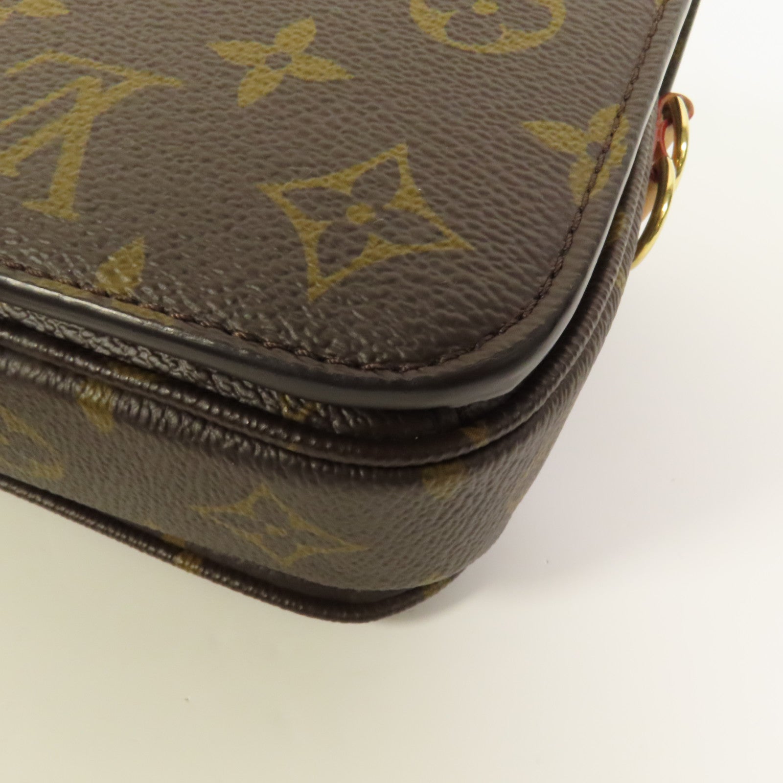 LOUIS VUITTON Monogram Pochette Metis East West金扣手挽肩背兩用袋