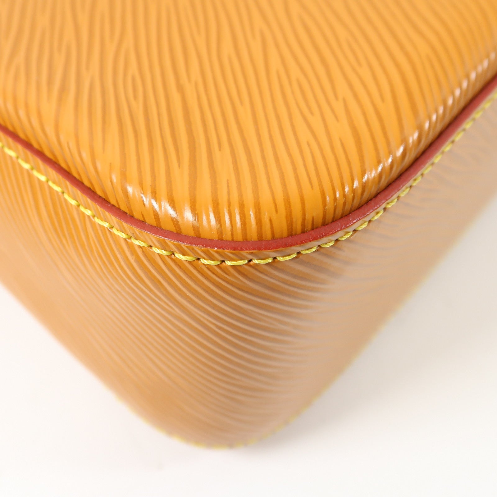 LOUIS VUITTON Epi Marelle銀扣手挽肩背兩用袋橙色