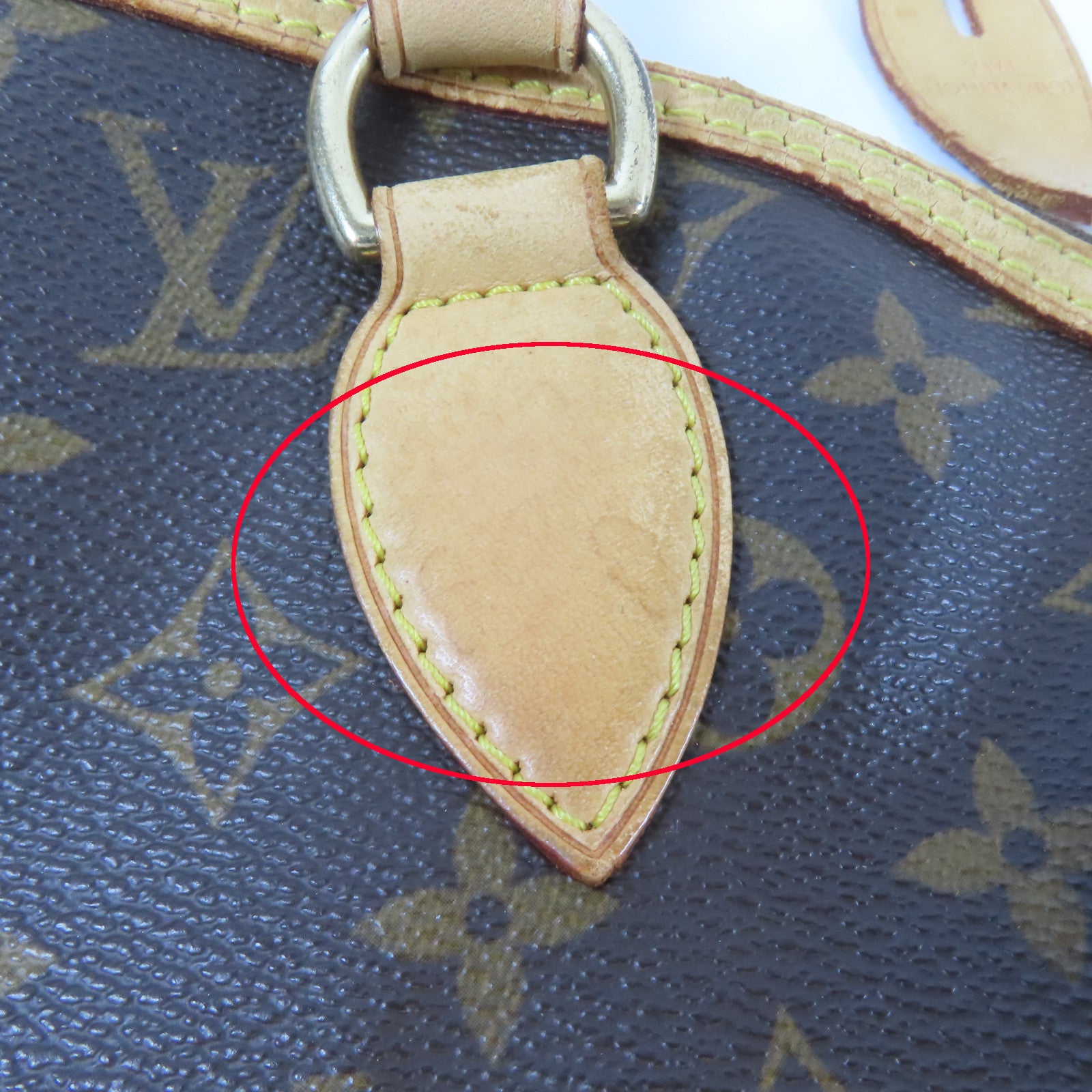 LOUIS VUITTON Monogram Lockit金扣手挽袋啡色