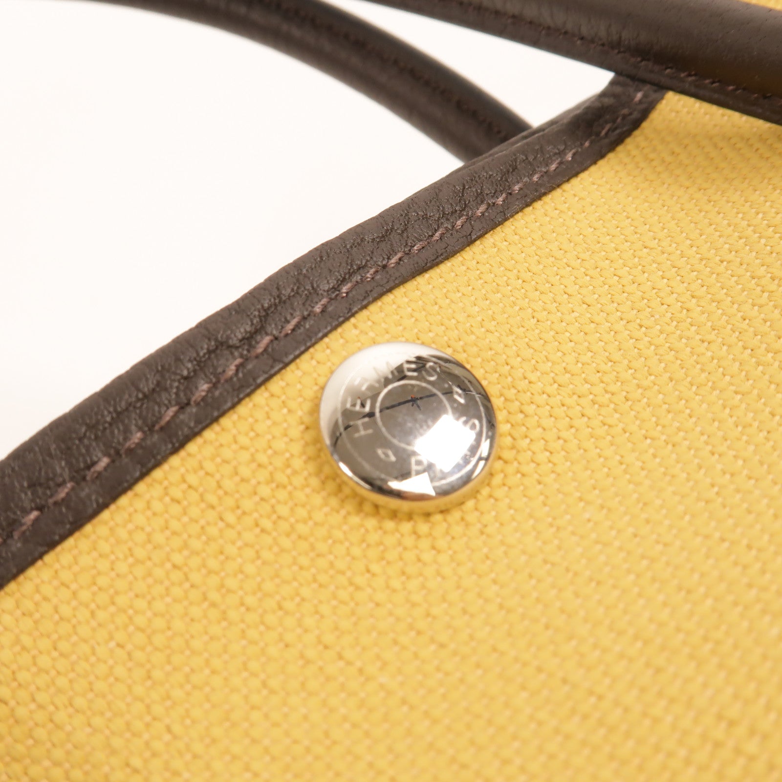 HERMES Toile H Garden Party TPM手挽袋Ebene/Paille