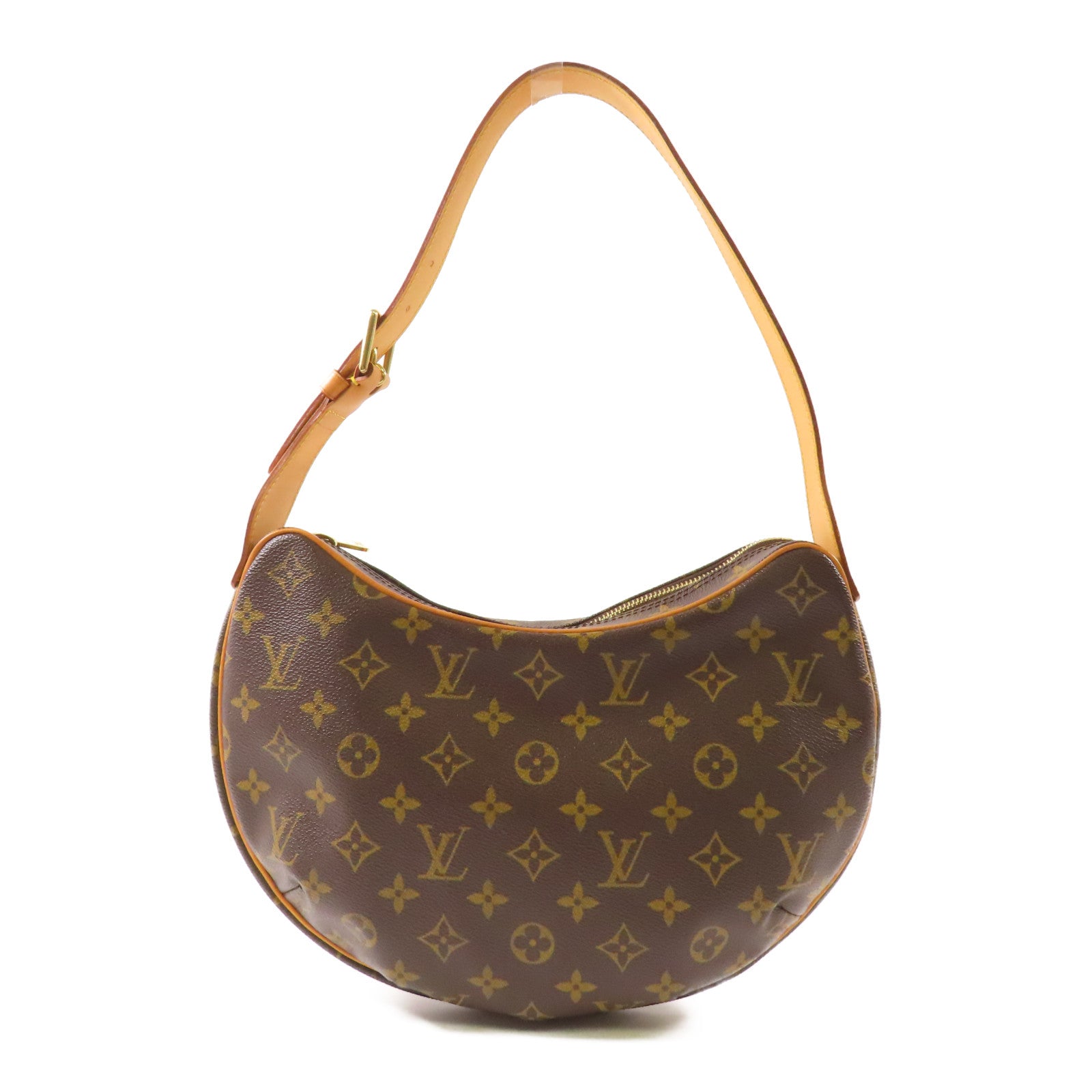 LOUIS VUITTON Monogram Croissant MM金扣肩背袋