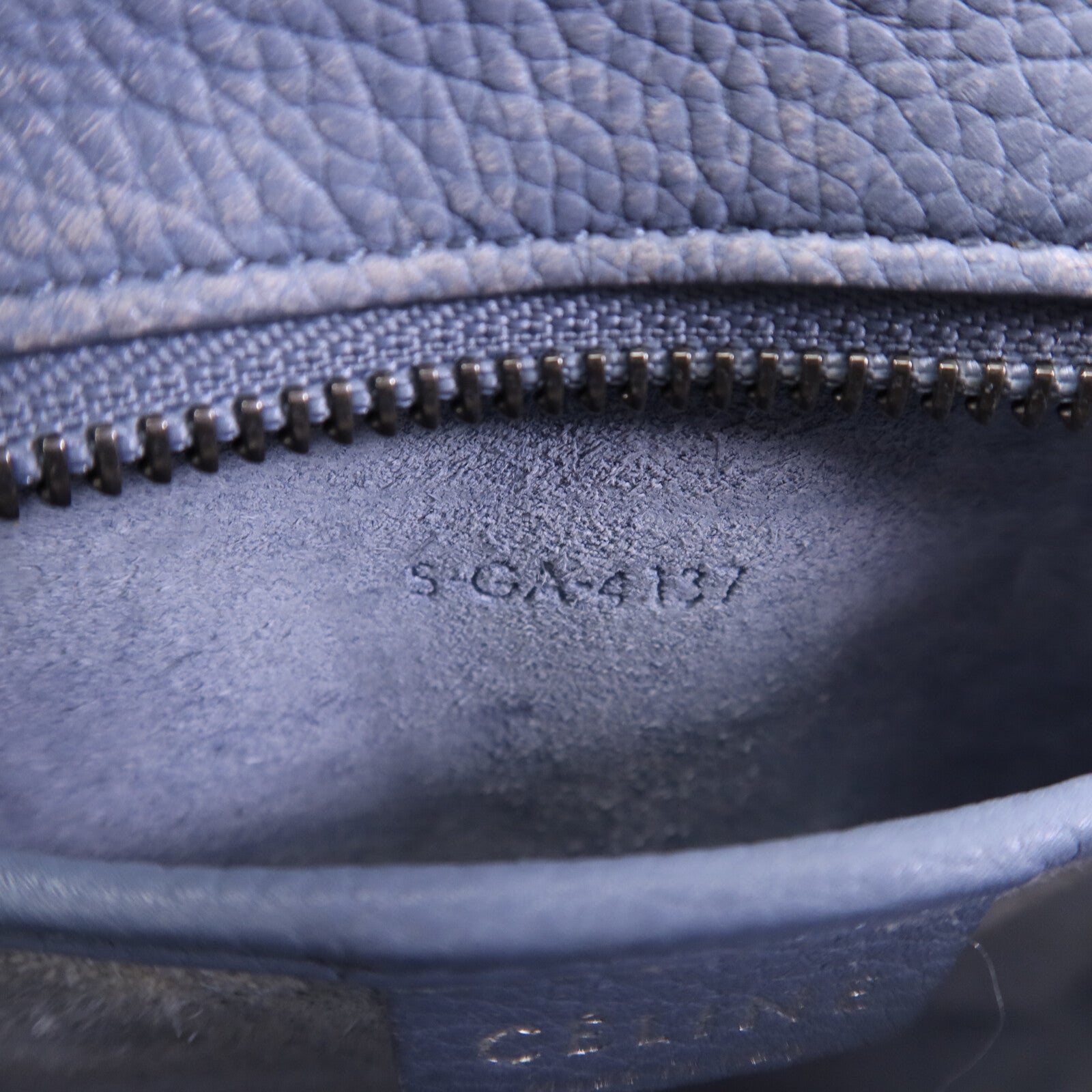 CELINE 牛皮皮革Nano Luggage銀扣手挽肩背兩用袋
