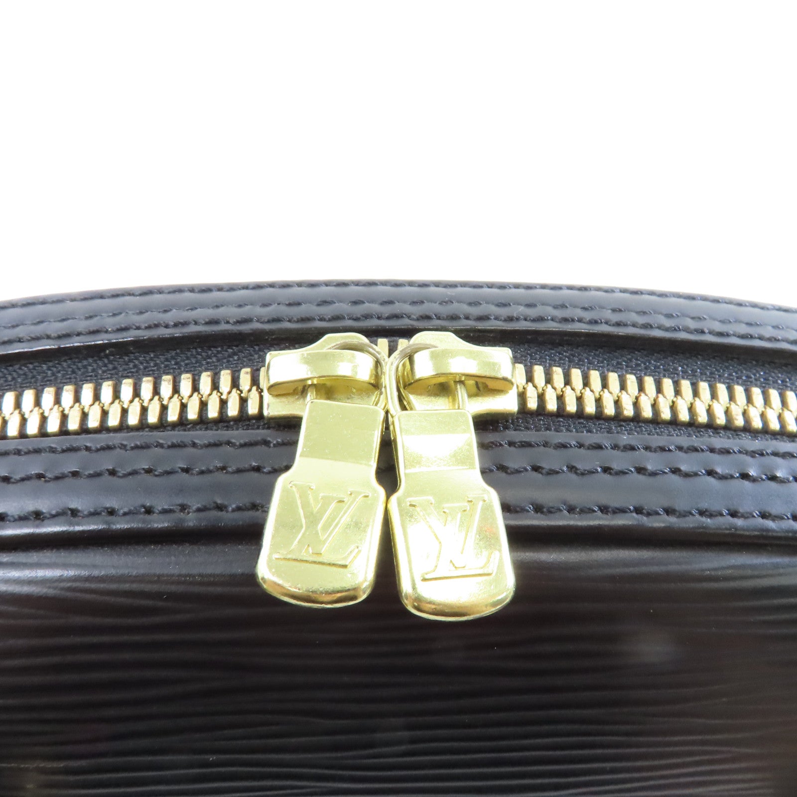 LOUIS VUITTON Epi Jasmin金扣手挽袋黑色