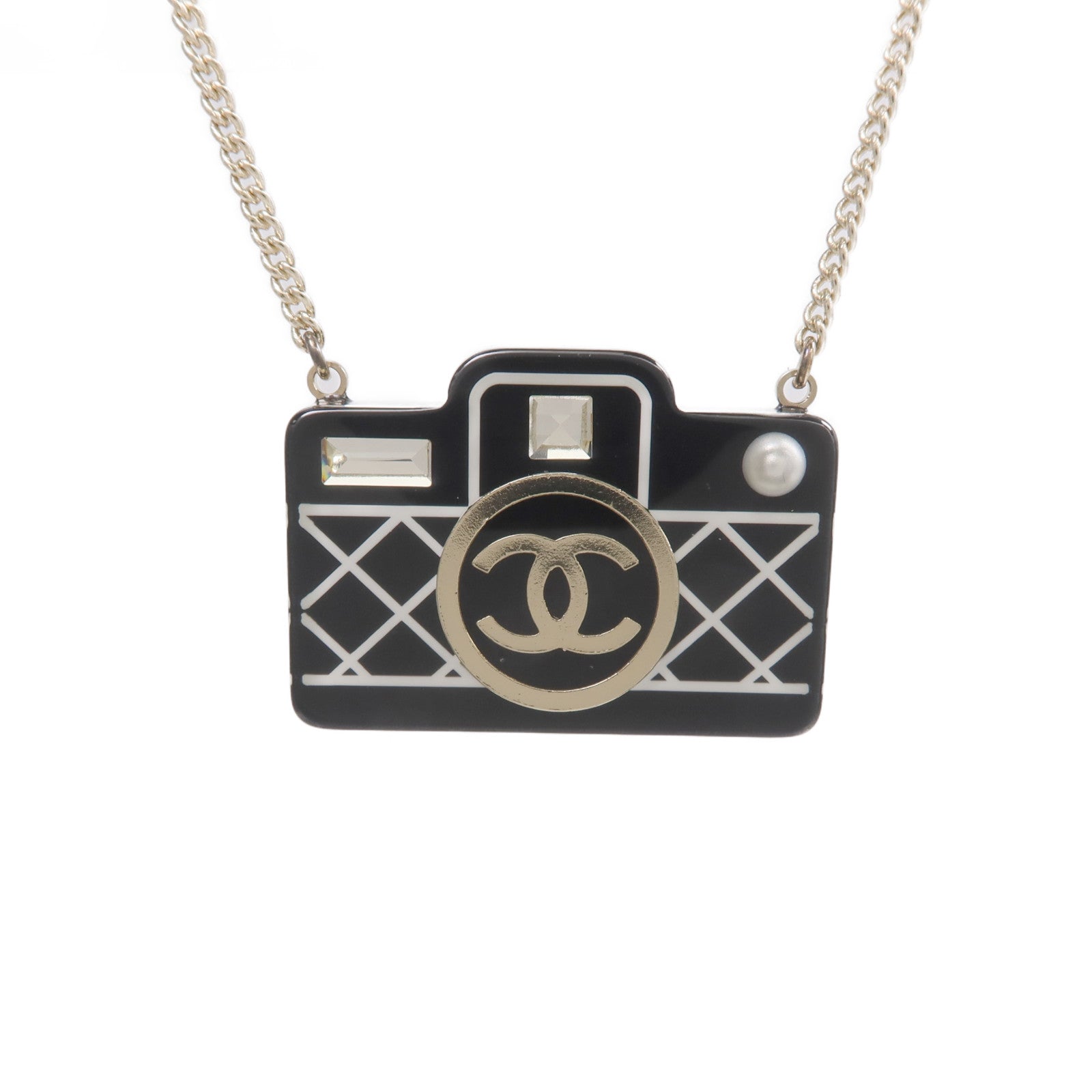 CHANEL PVC/金屬Necklace項鍊