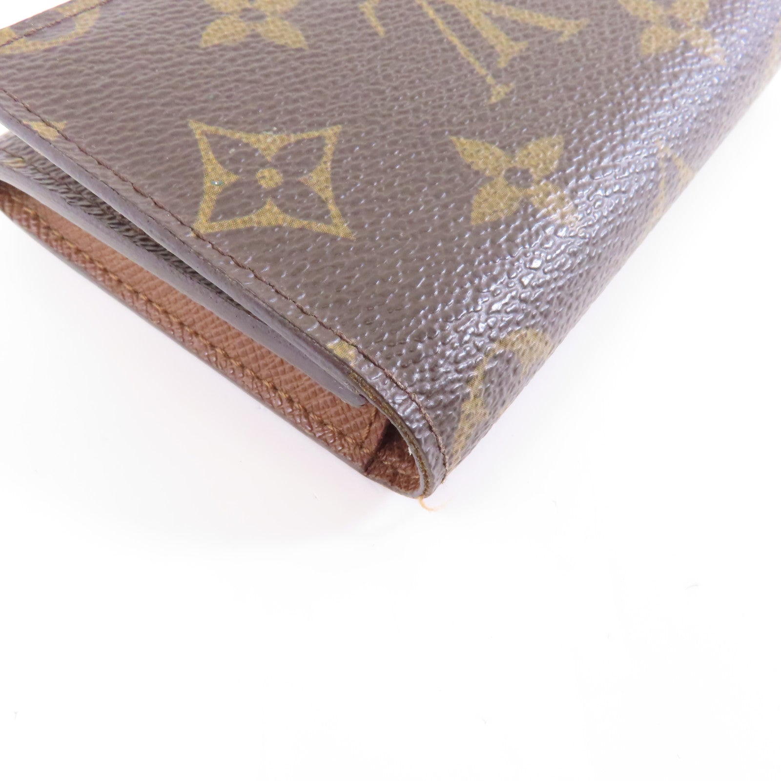 LOUIS VUITTON Monogram Card Case卡片套棕色