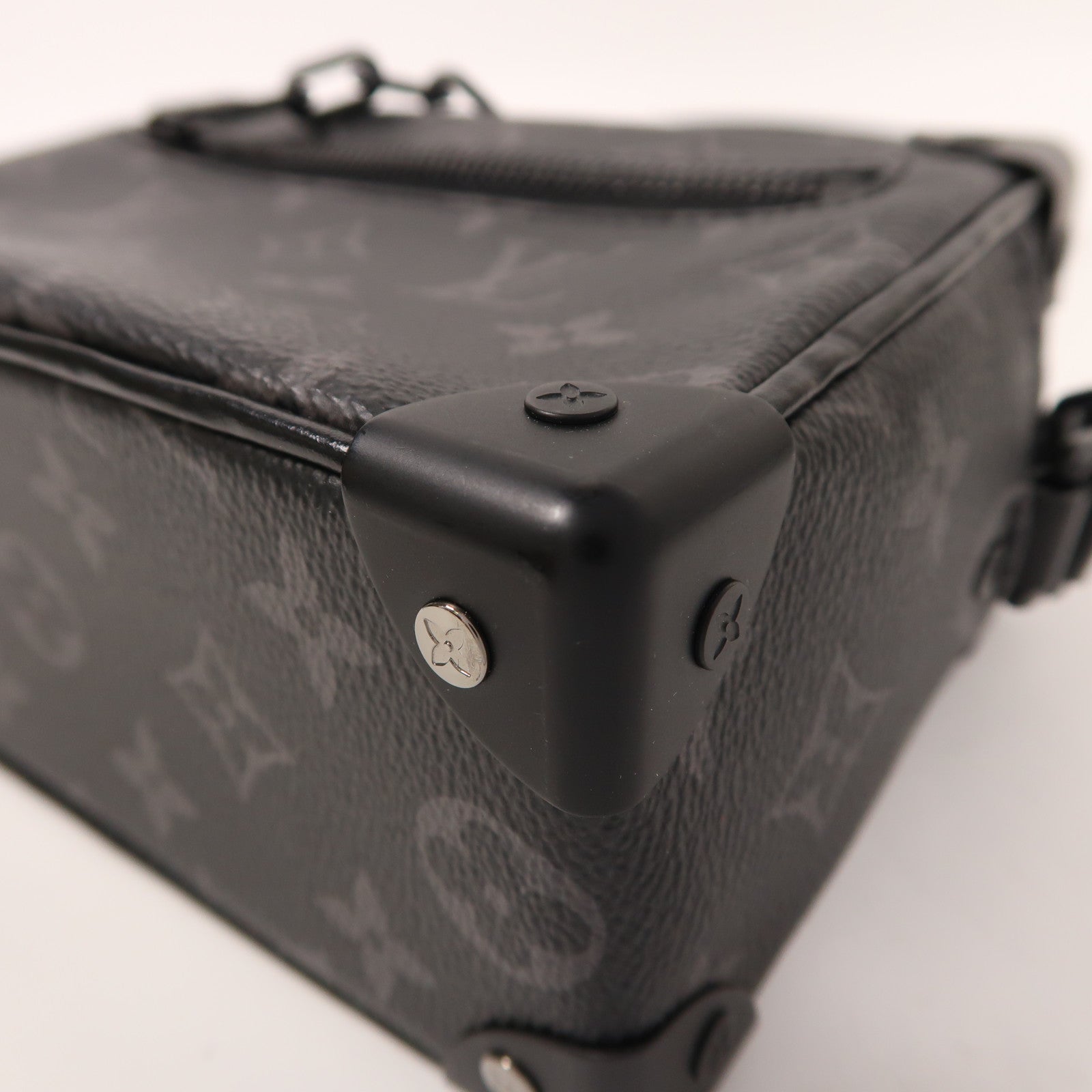 LOUIS VUITTON Monogram Eclipse Mini Soft Trunk肩背袋