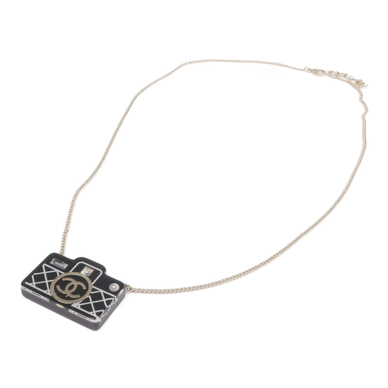 CHANEL PVC/金屬Necklace項鍊