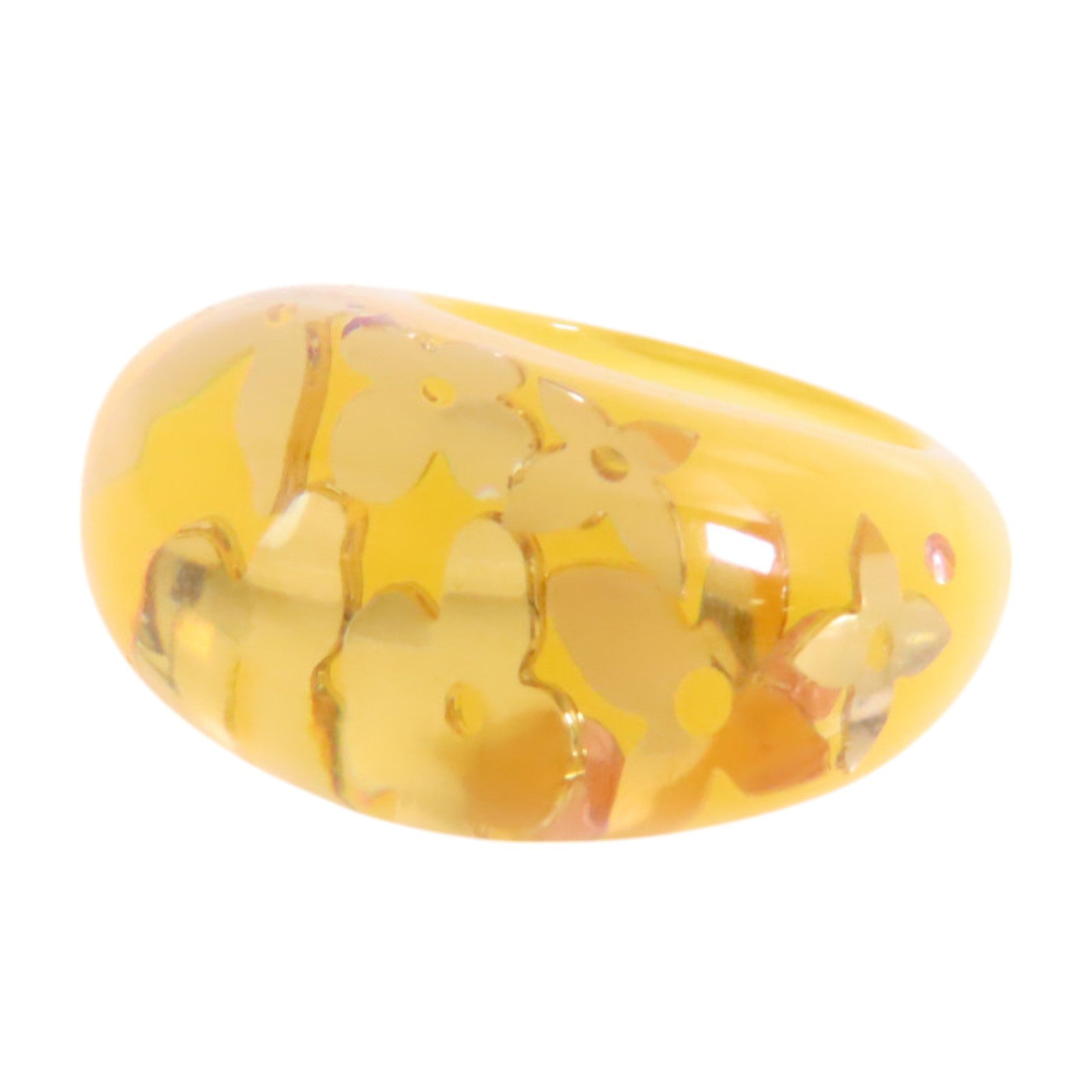 LOUIS VUITTON Resin Inclusion Ring戒指US#6.25