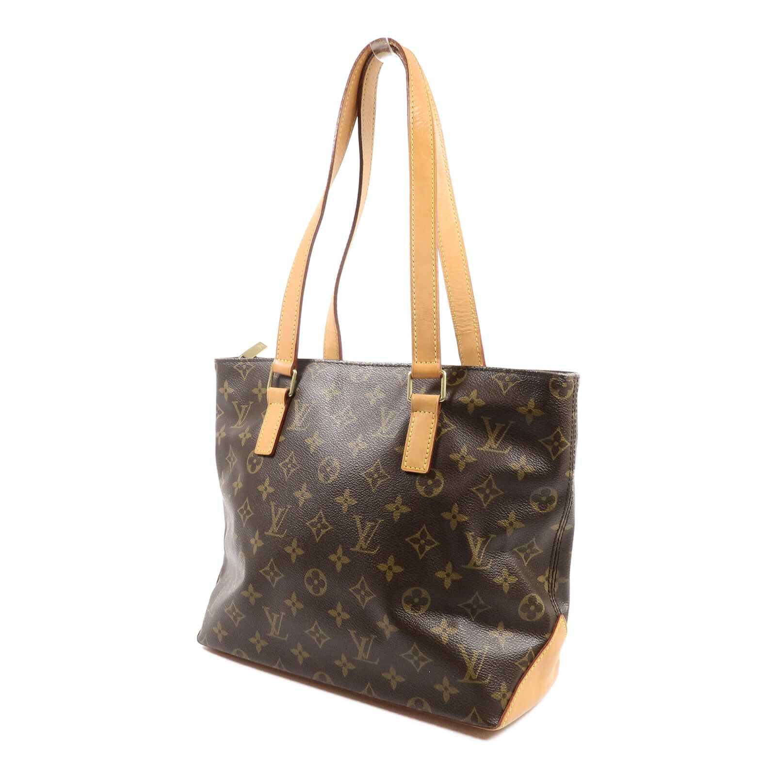 LOUIS VUITTON Monogram Cabas Piano金扣肩背袋