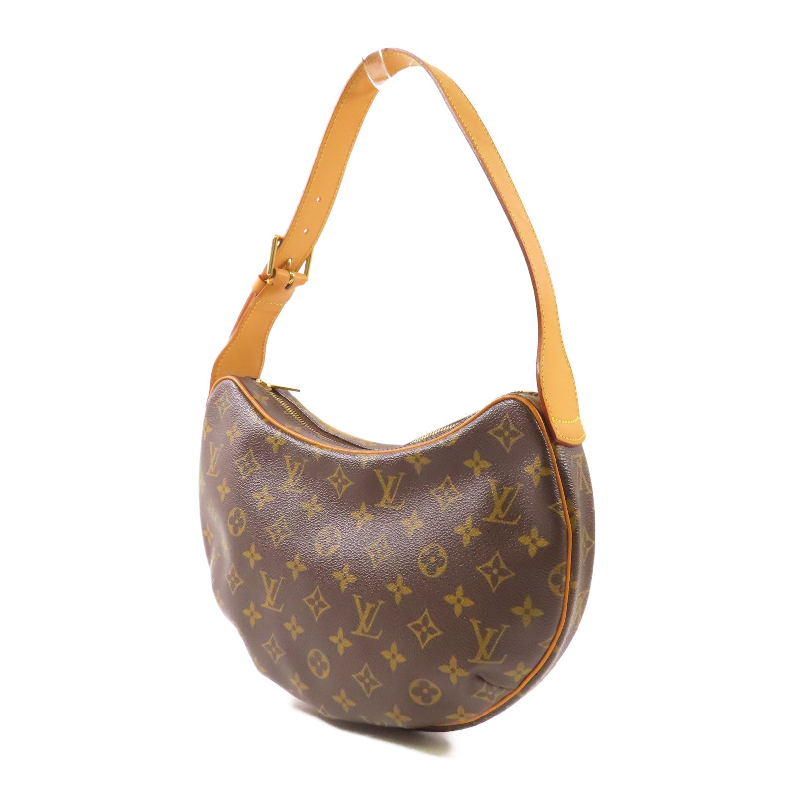 LOUIS VUITTON Monogram Croissant MM金扣肩背袋