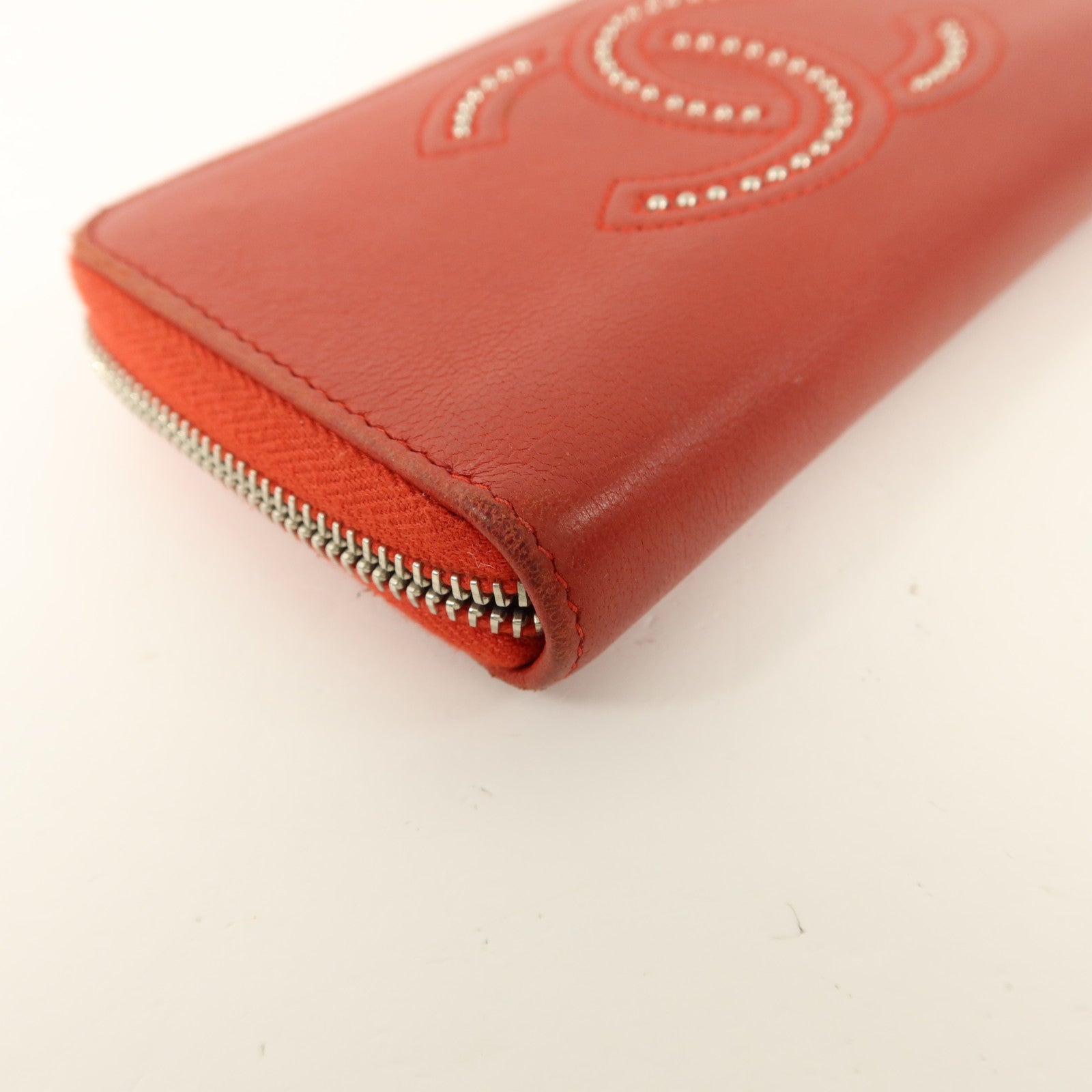 CHANEL 牛皮皮革Zipper Wallet錢包