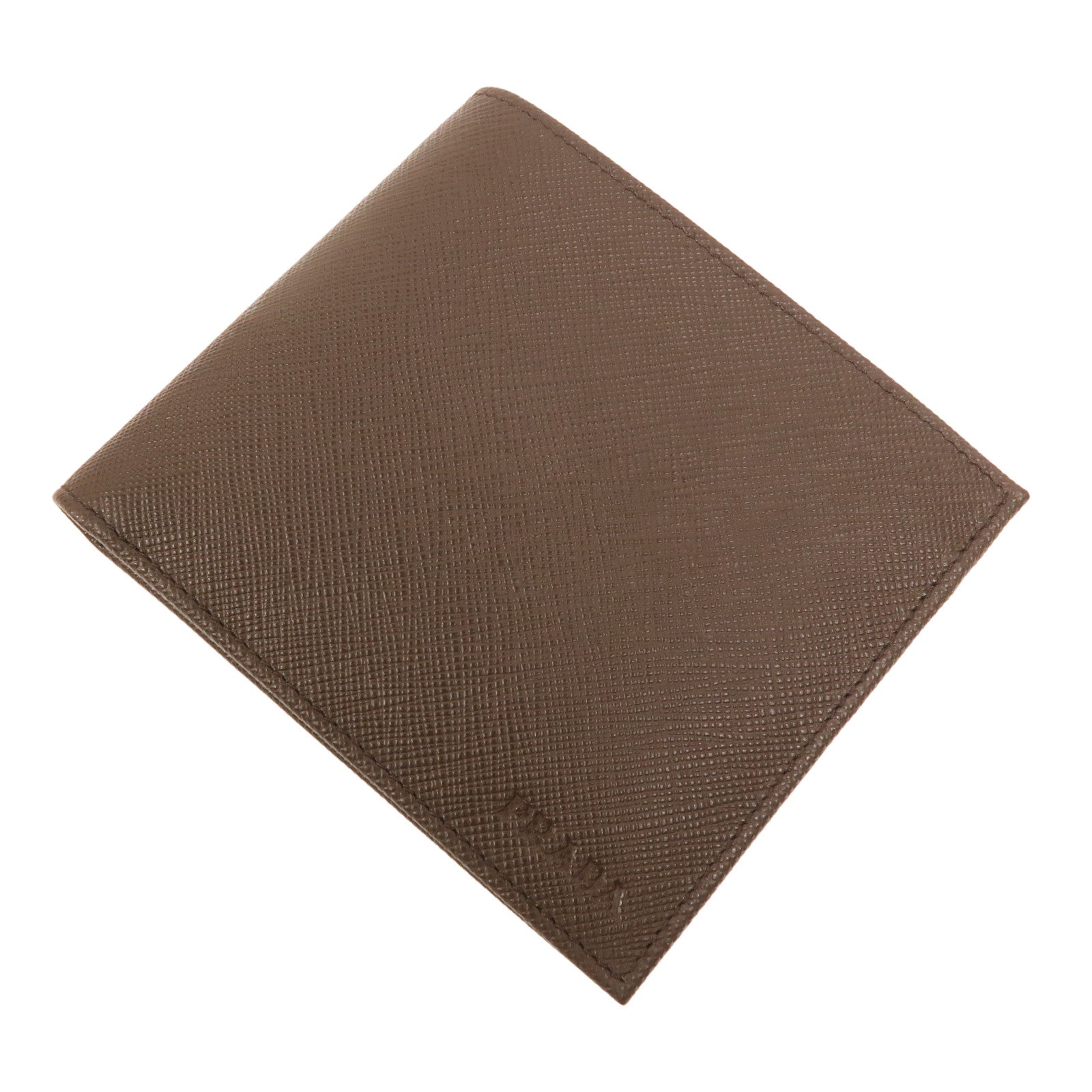 PRADA Saffiano皮革Fold Wallet錢包