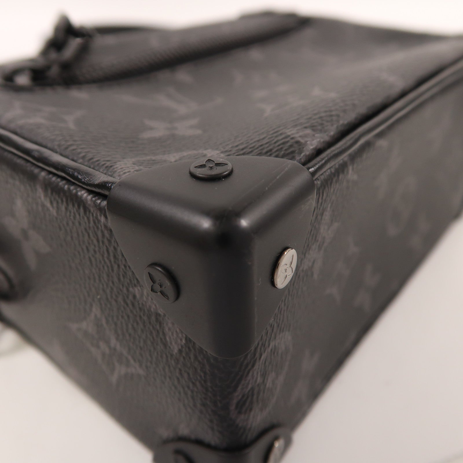 LOUIS VUITTON Monogram Eclipse Mini Soft Trunk肩背袋