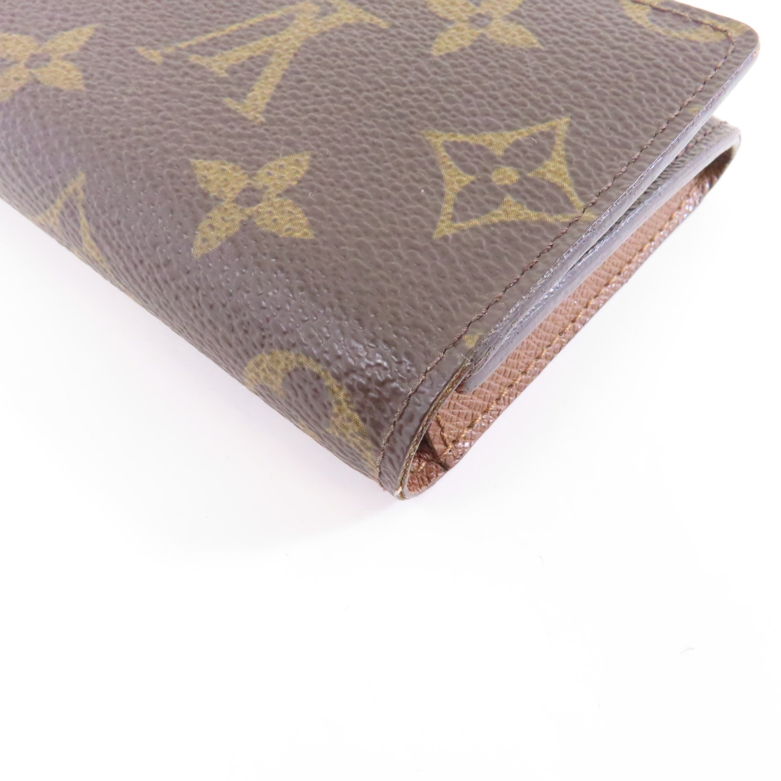 LOUIS VUITTON Monogram Card Case卡片套棕色