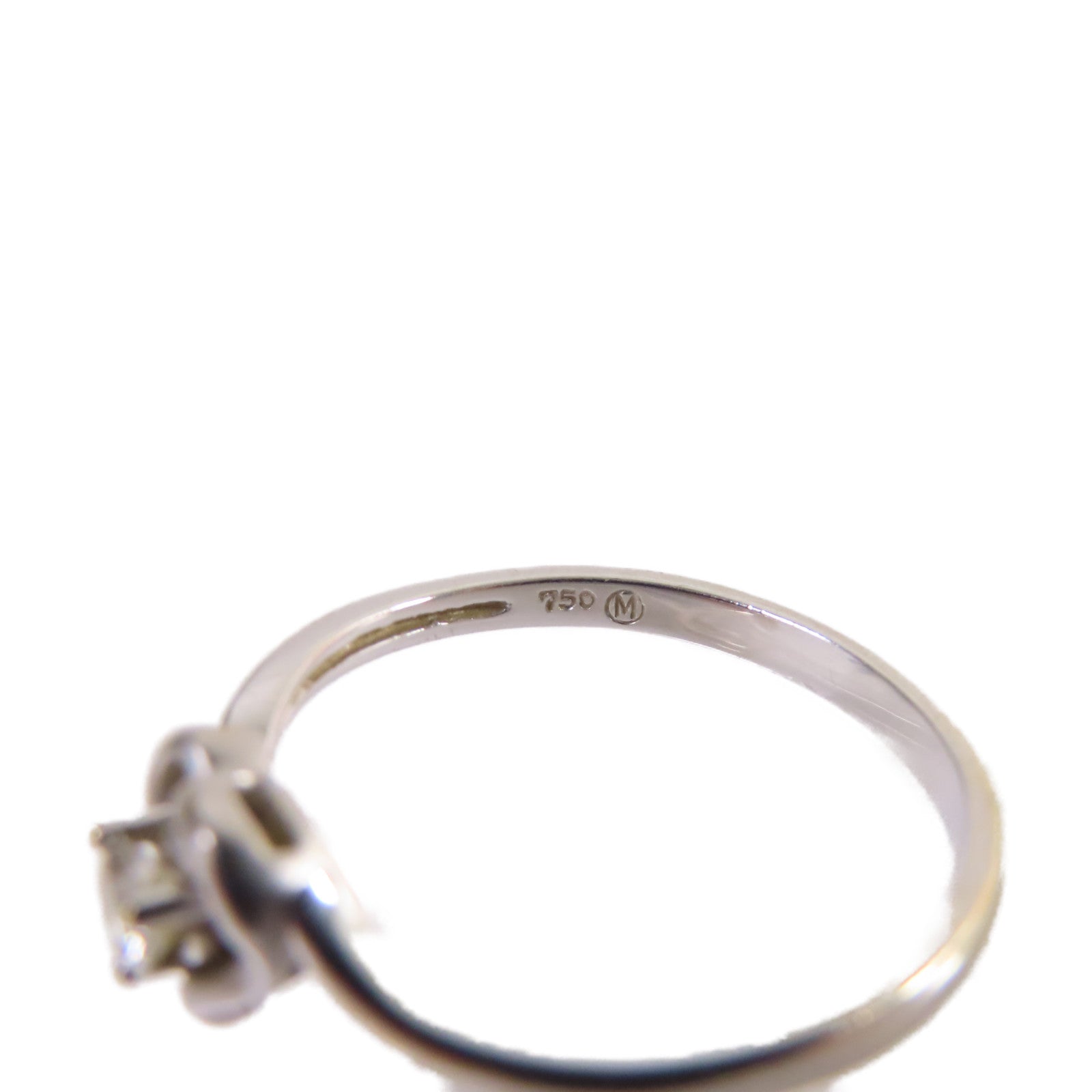 JEWELRY 【激減優惠】18K白金/0.12ct鑽石Diamond Ring戒指US#6