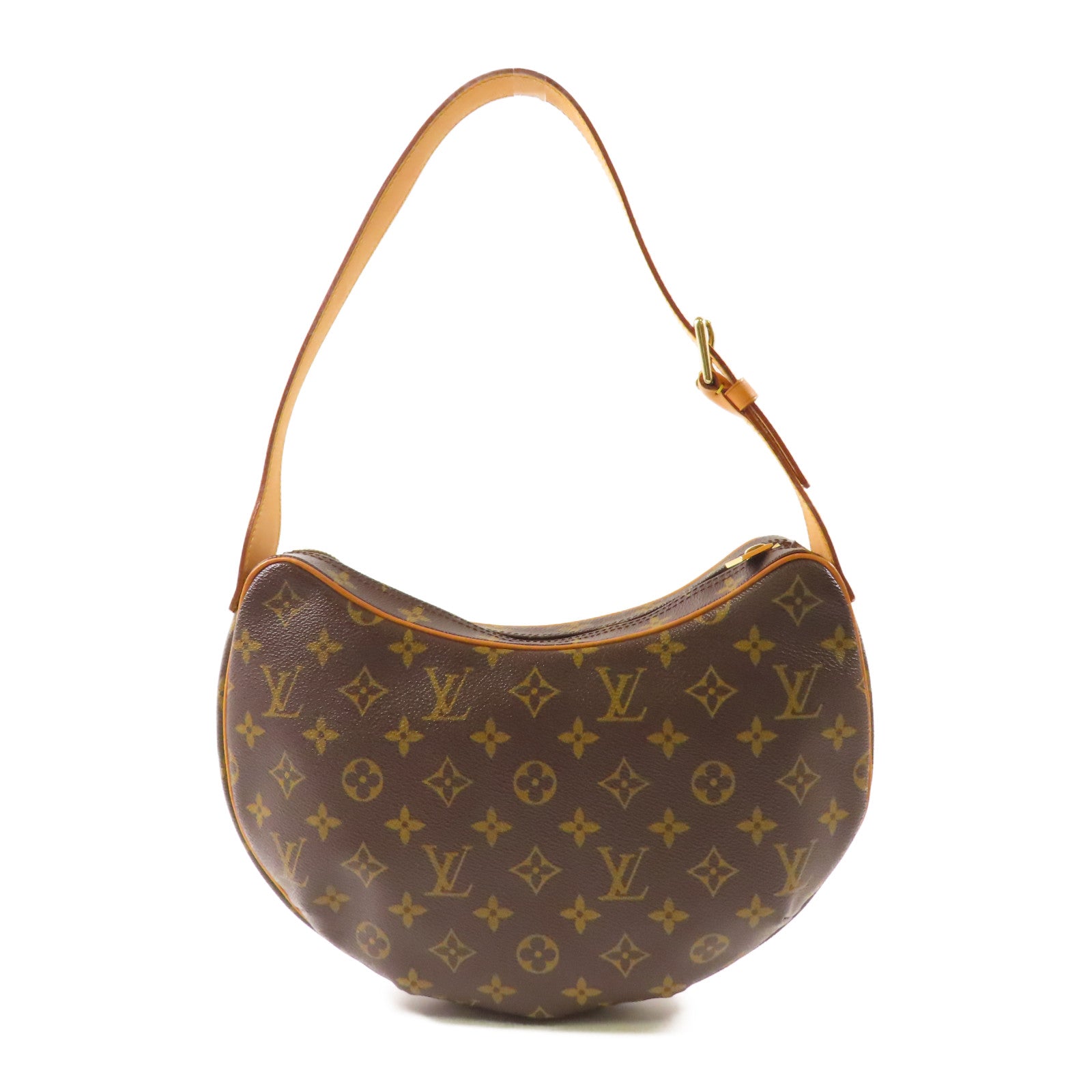 LOUIS VUITTON Monogram Croissant MM金扣肩背袋