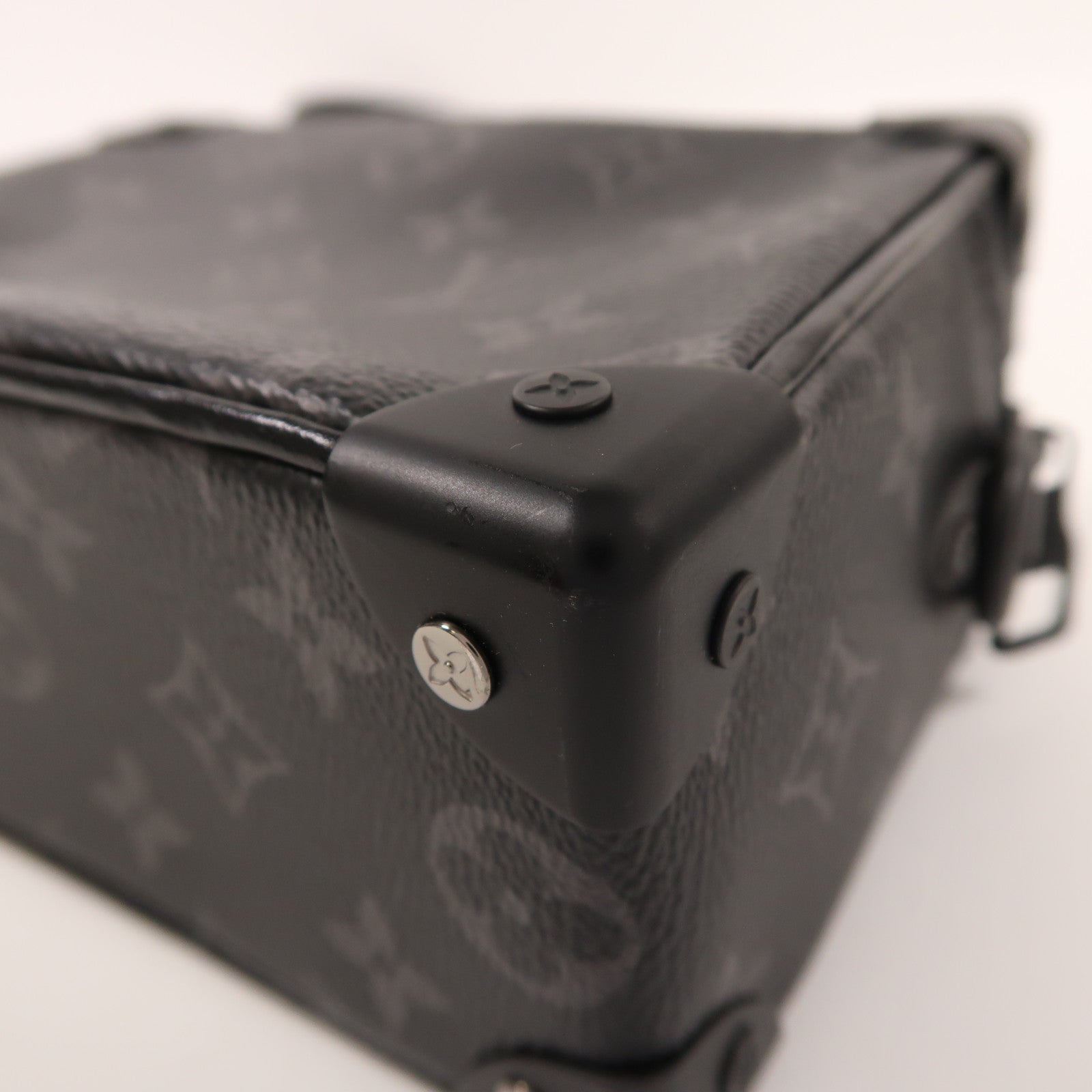 LOUIS VUITTON Monogram Eclipse Mini Soft Trunk肩背袋