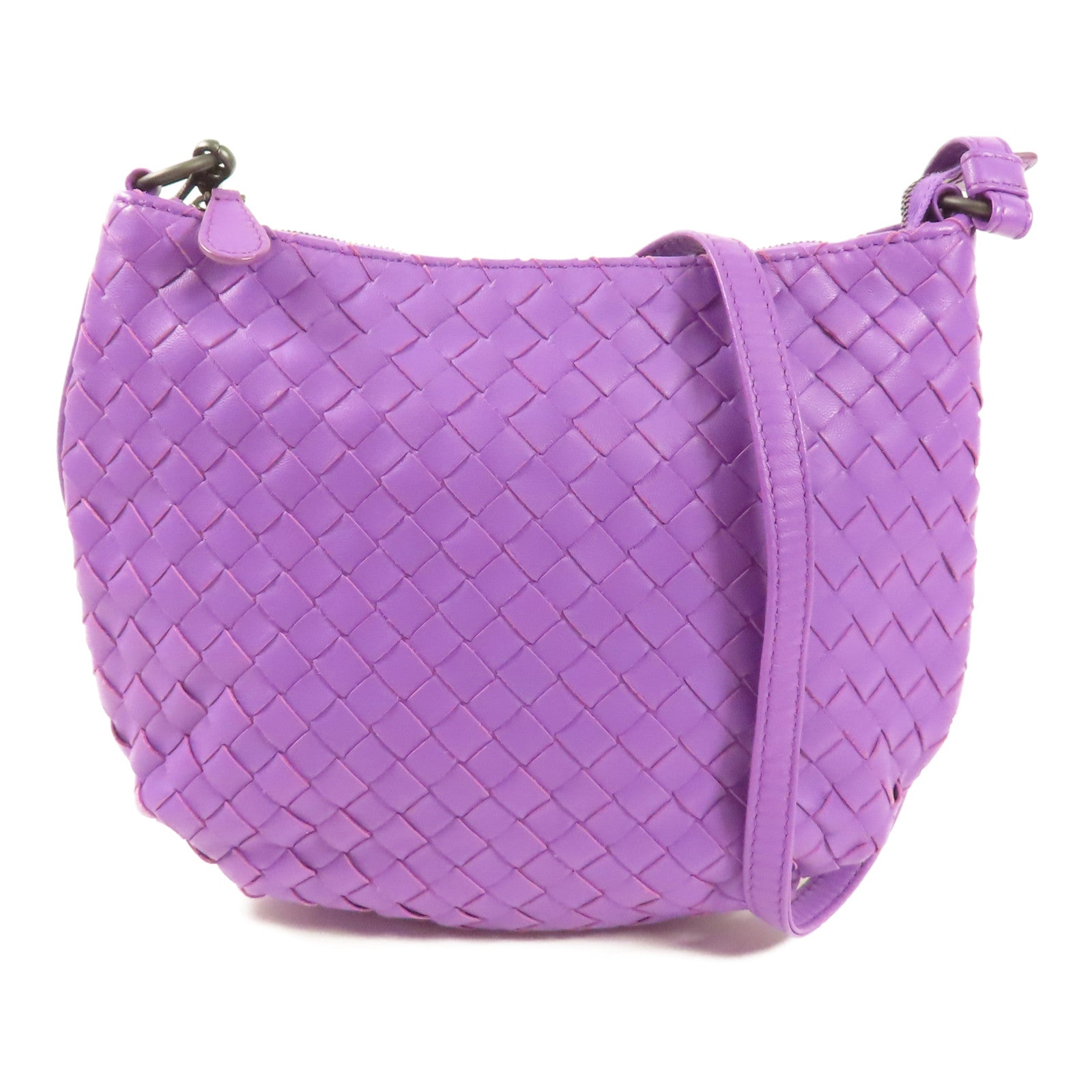 BOTTEGA VENETA 牛皮皮革Shoulder Bag黑扣肩背袋