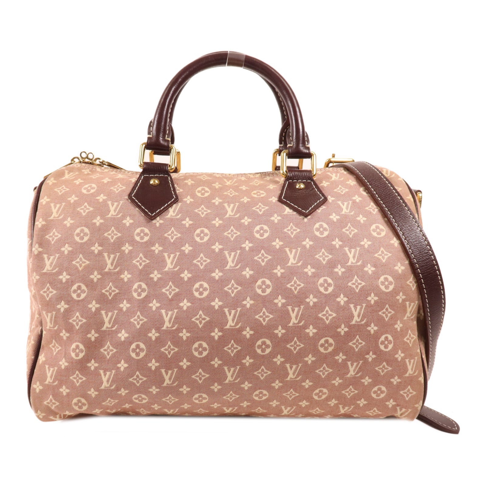 LOUIS VUITTON Monogram Idylle Speedy Bandouliere 30金扣手挽肩背兩用袋