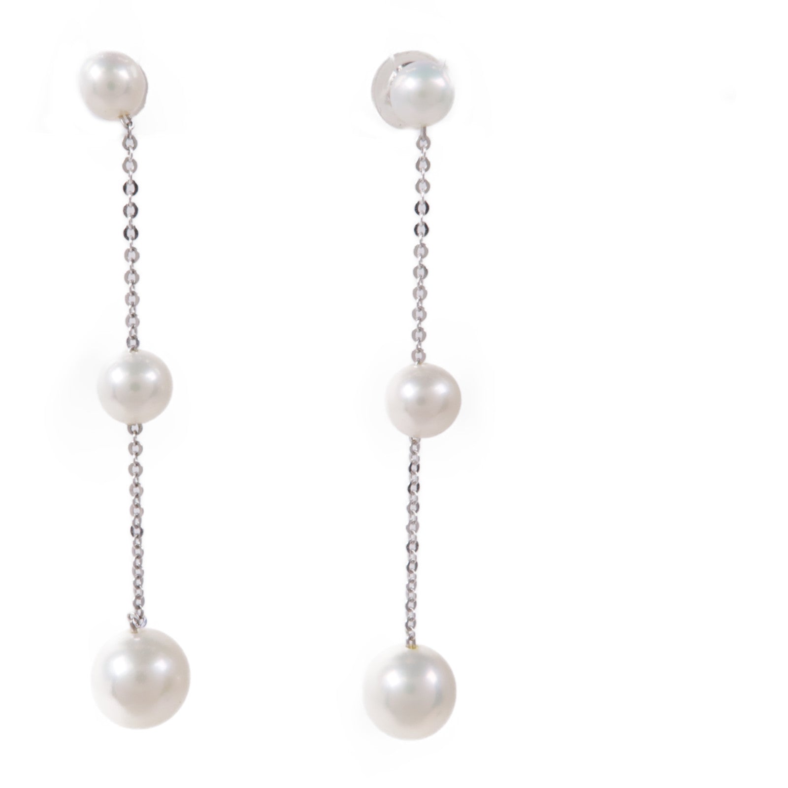 JEWELRY 14K白金Pearl Earrings珍珠耳環