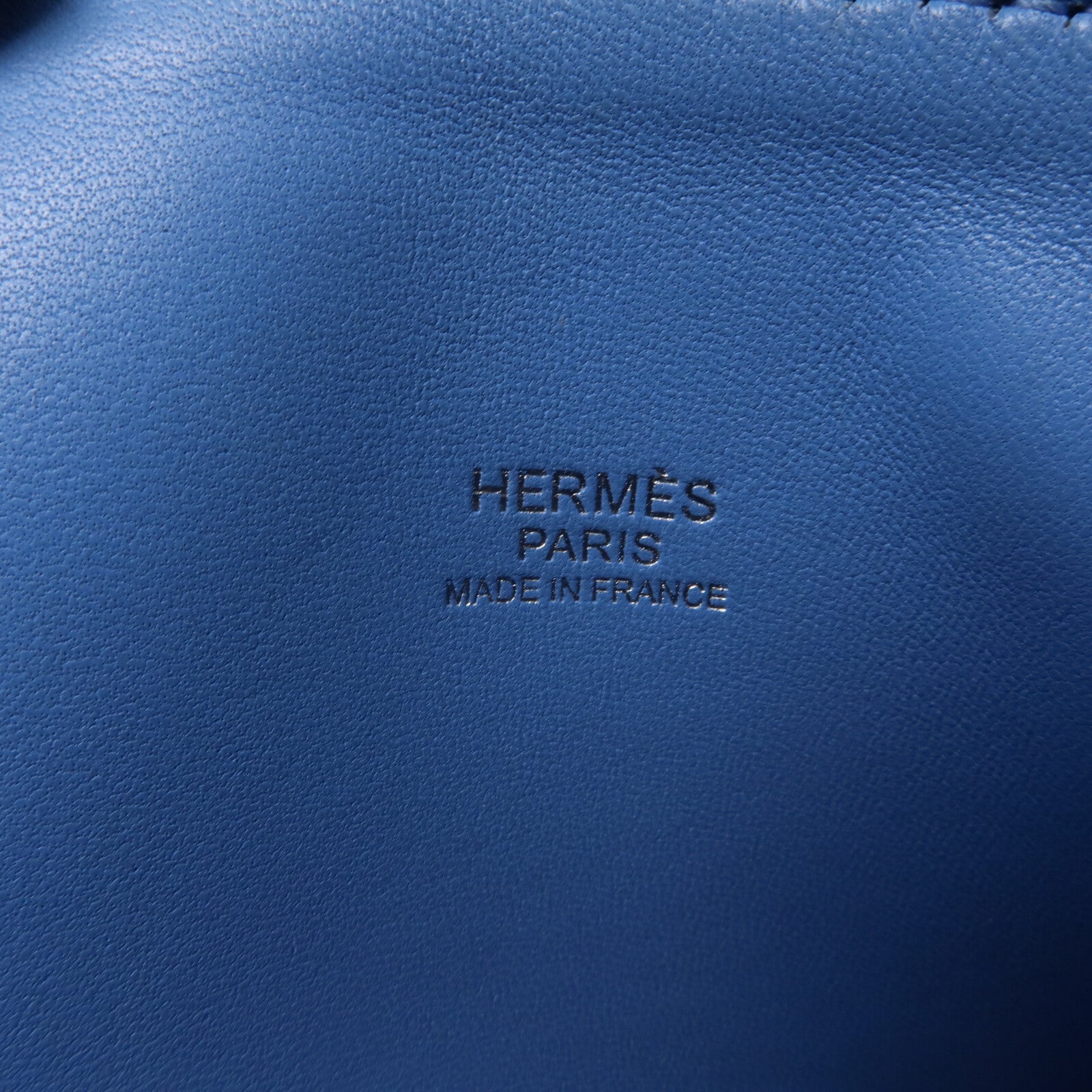 HERMES Clemence皮革Bolide 31手挽肩背兩用袋Bleu Paradis