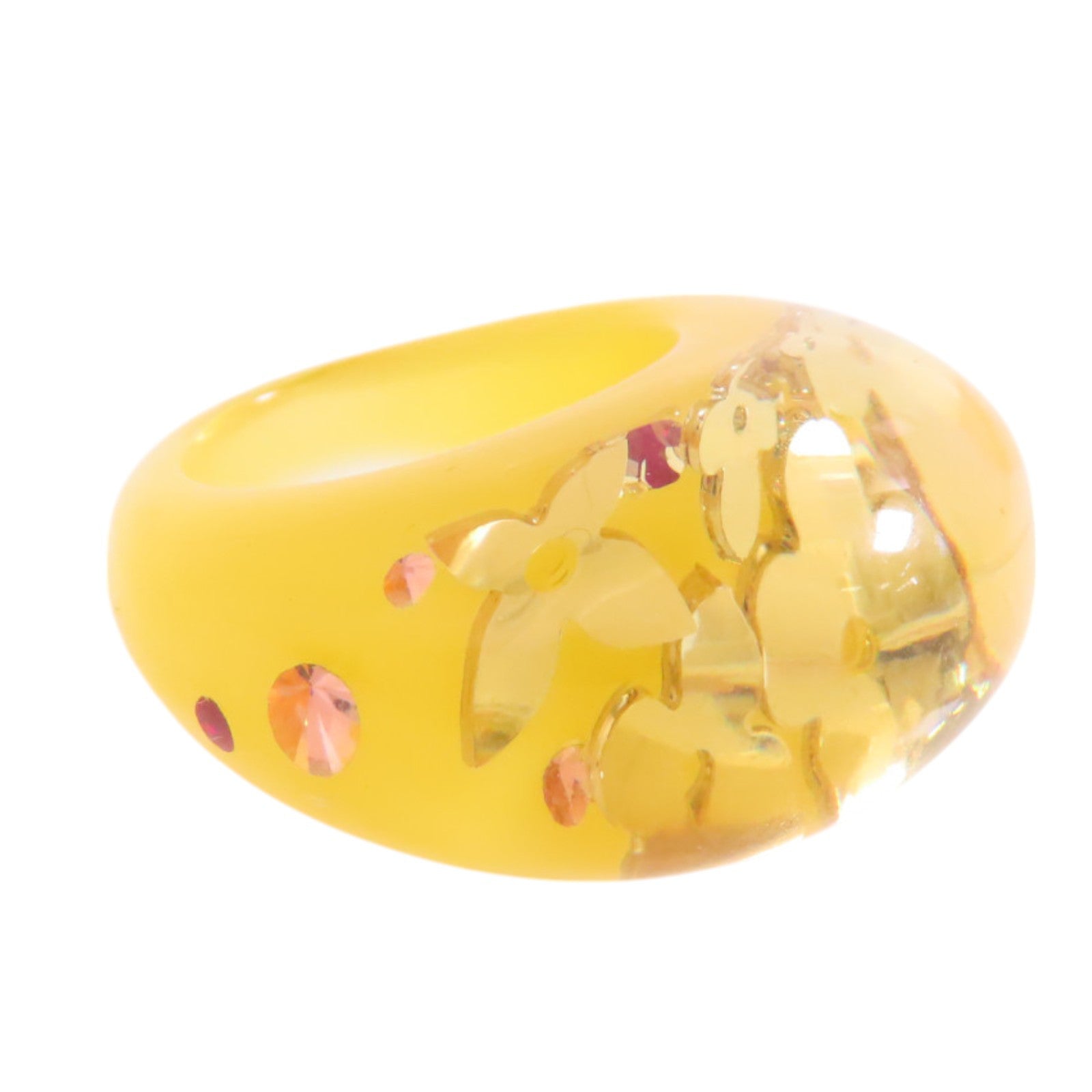 LOUIS VUITTON Resin Inclusion Ring戒指US#6.25