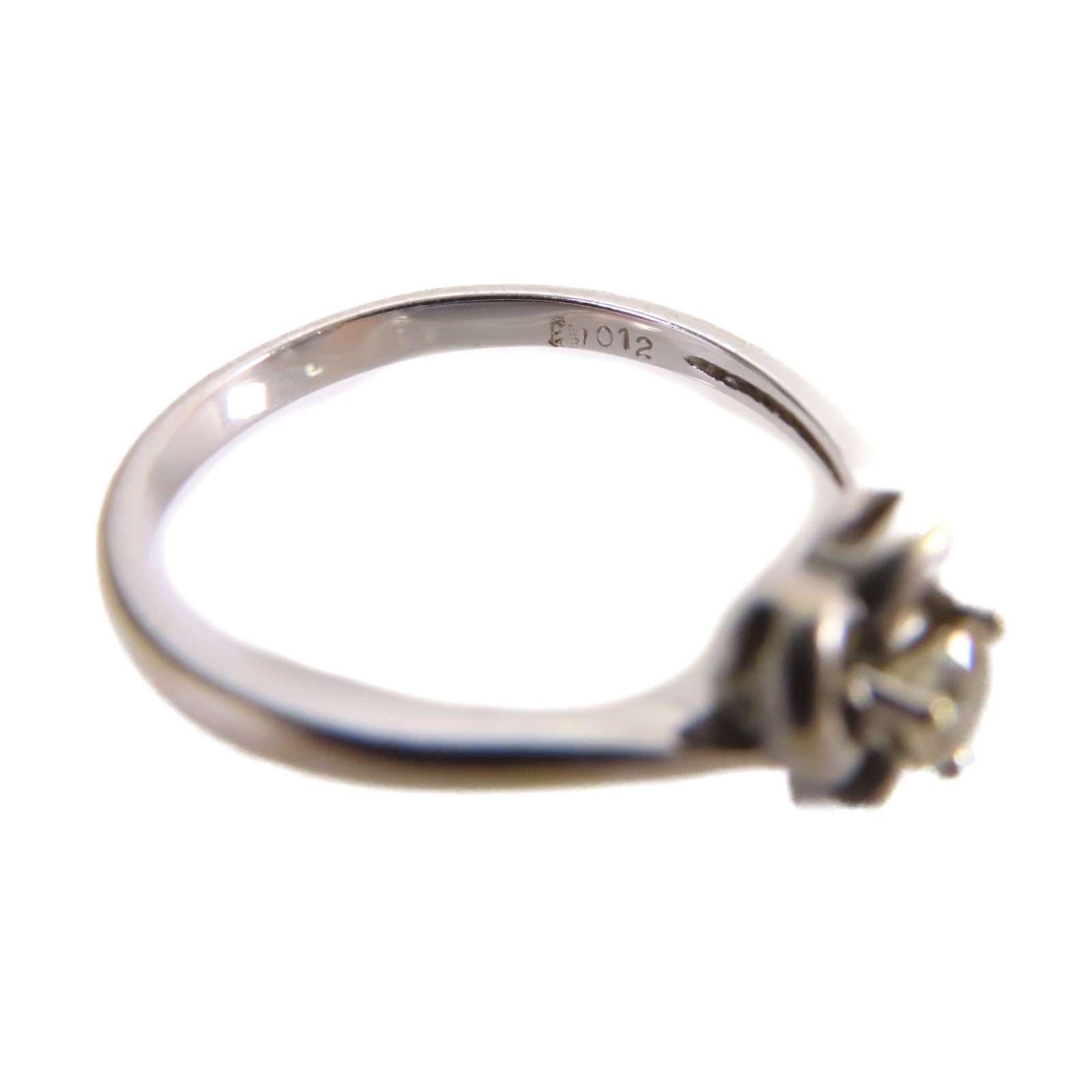 JEWELRY 【激減優惠】18K白金/0.12ct鑽石Diamond Ring戒指US#6