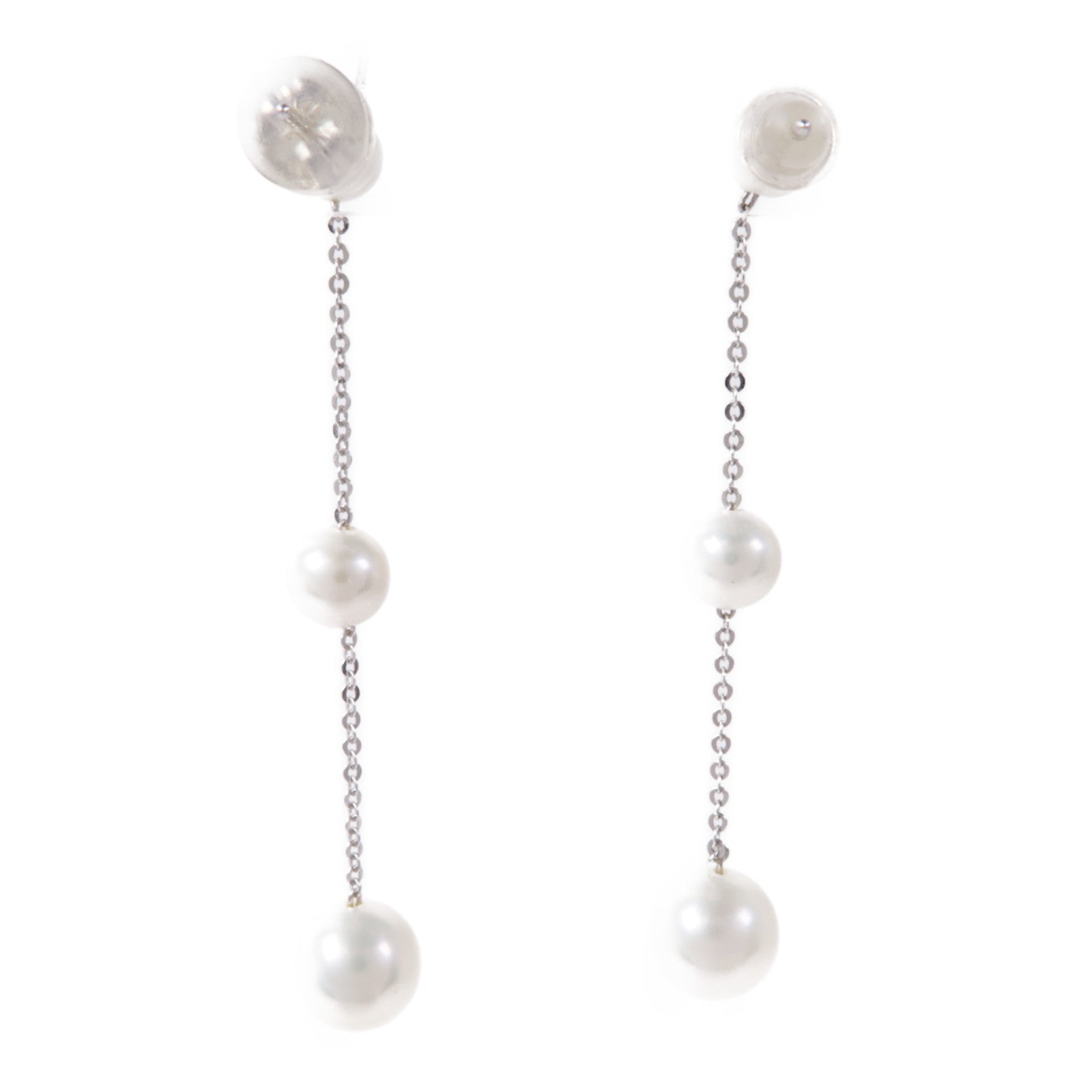 JEWELRY 14K白金Pearl Earrings珍珠耳環