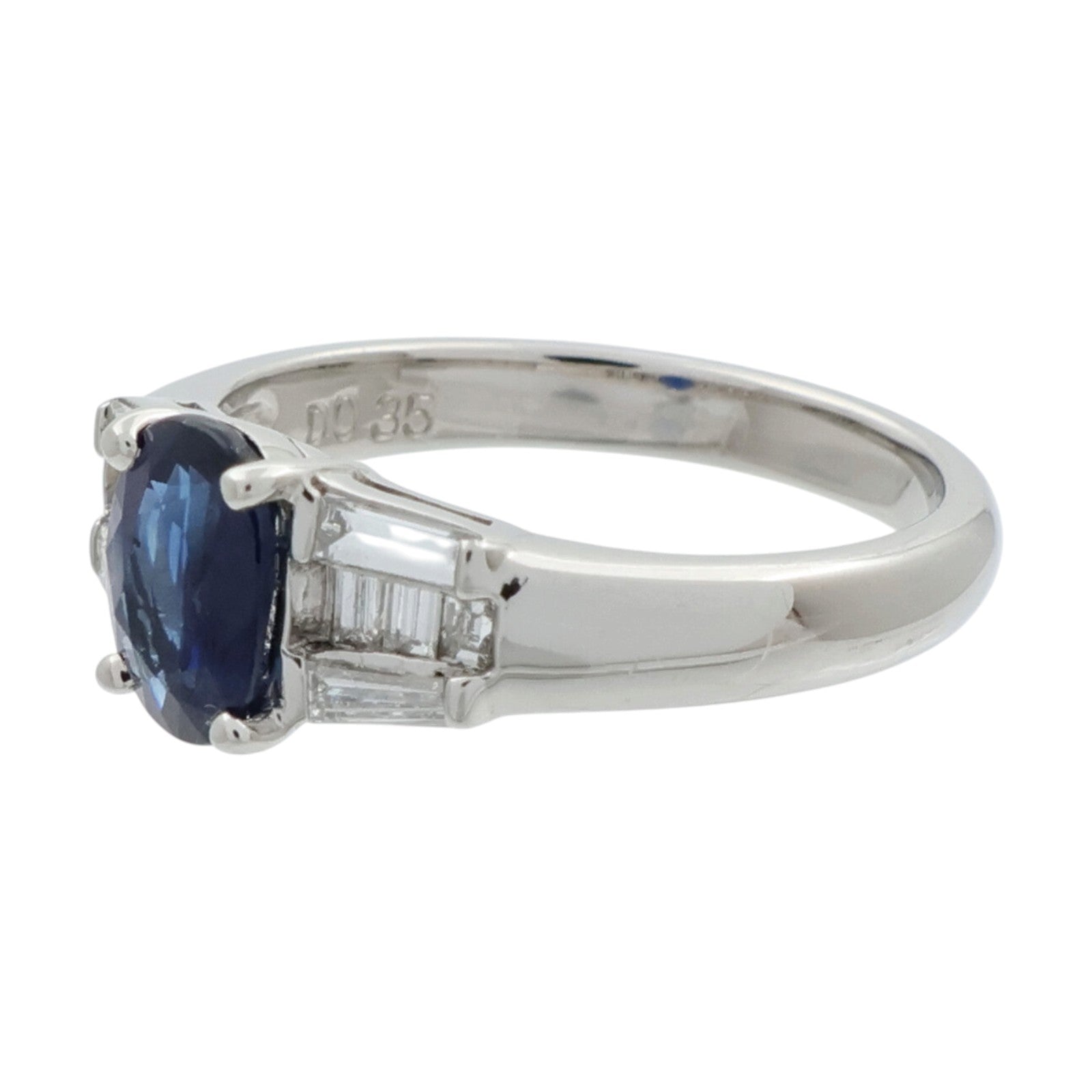 JEWELRY PT900鉑金/藍寶石Sapphire鑽石戒指