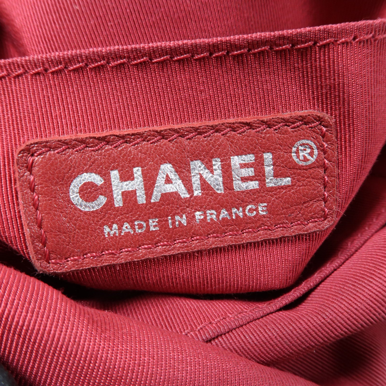 CHANEL 【激減優惠】菱格牛皮皮革Chain Shoulder Bag金扣/銀扣鏈帶肩背袋黑色