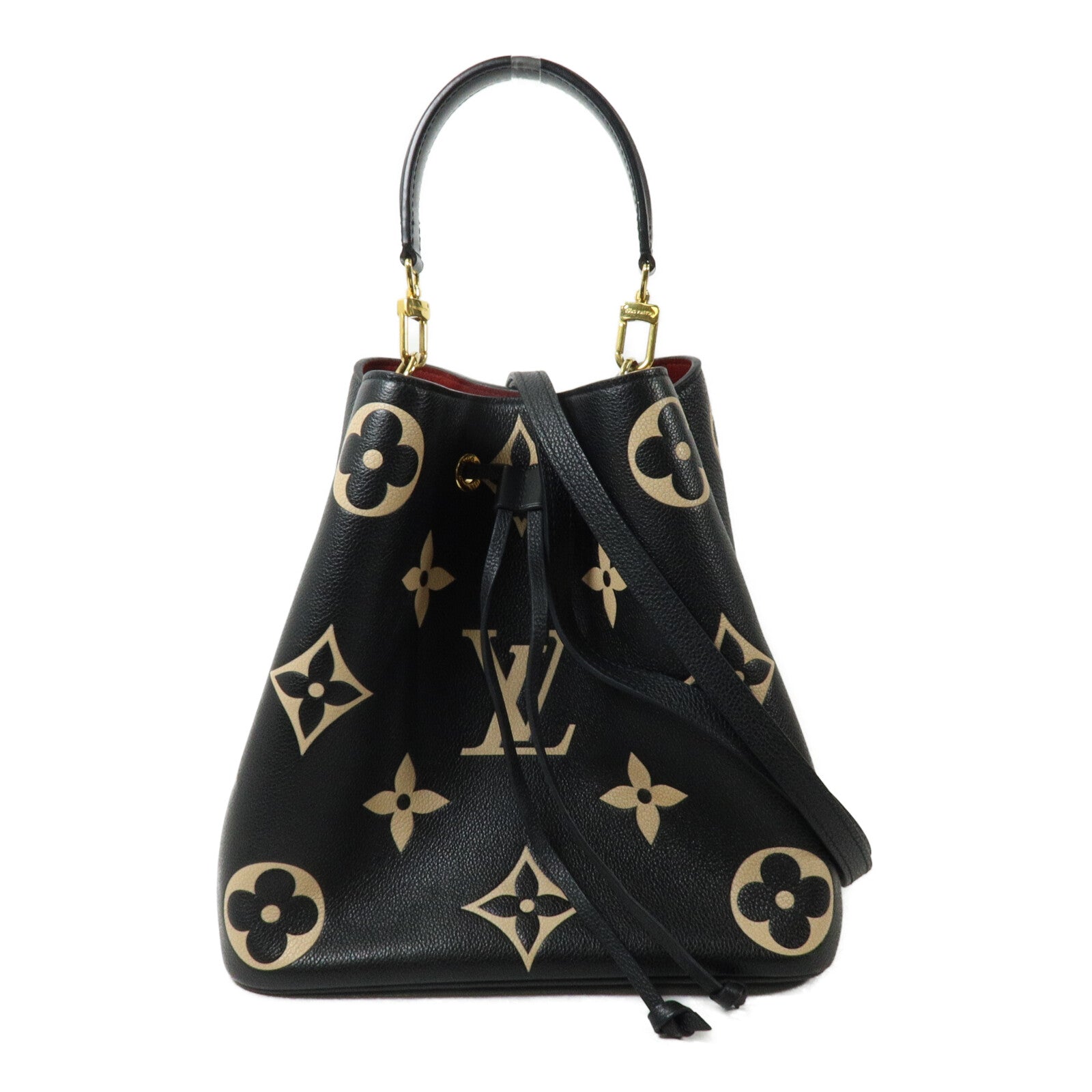 LOUIS VUITTON Monogram Empreinte Bicolor Neo Noe MM手挽肩背兩用袋