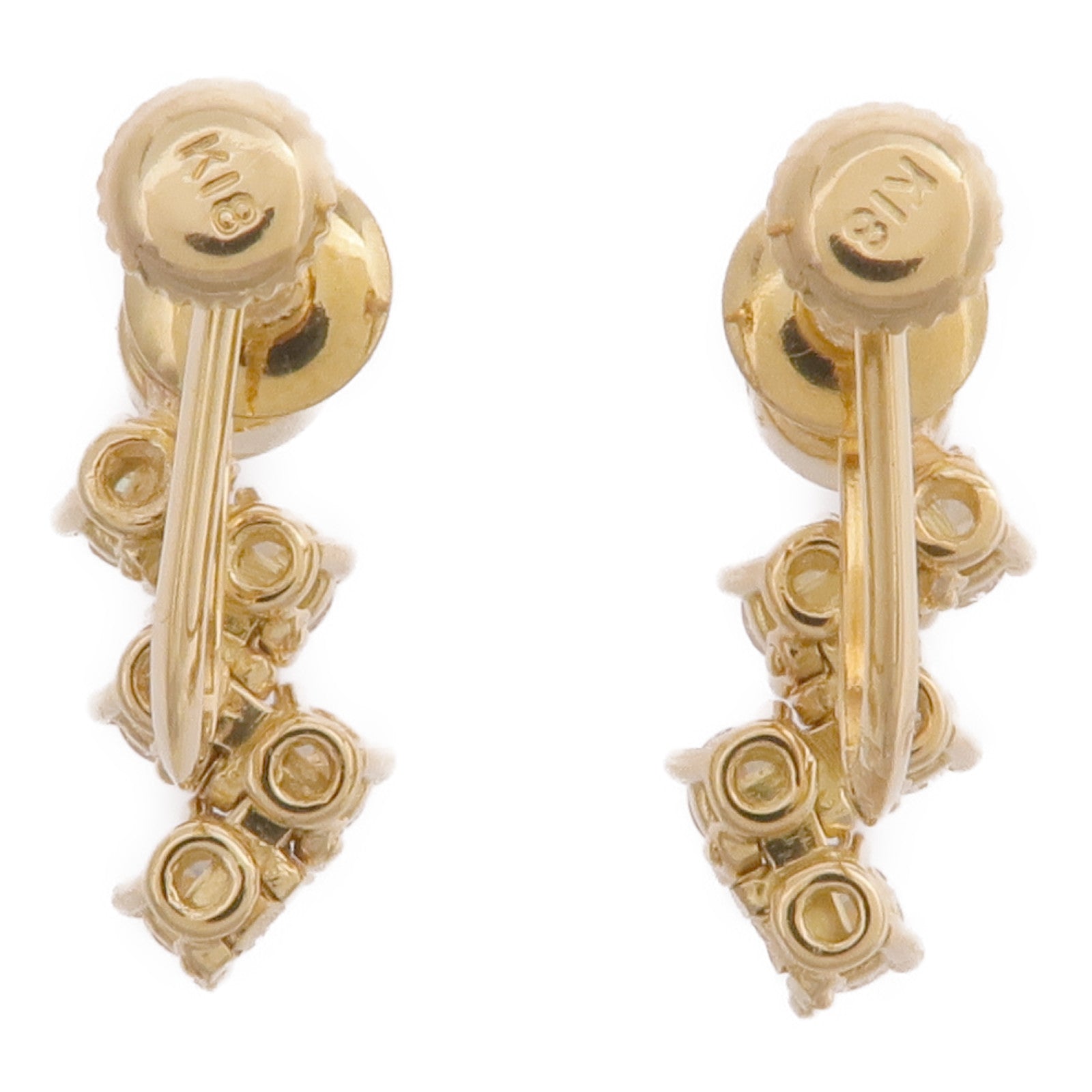 JEWELRY 18K黃金Diamond Earrings鑽石耳環