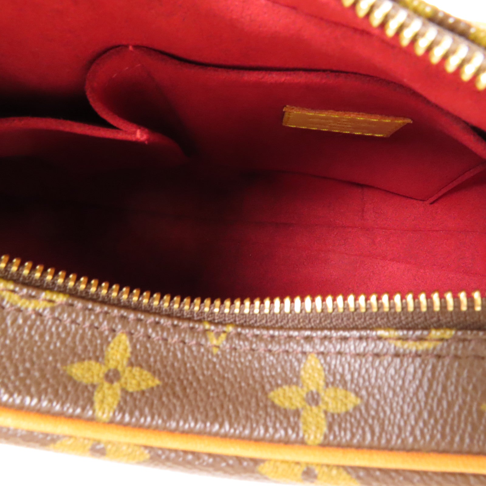 LOUIS VUITTON Monogram Croissant MM金扣肩背袋