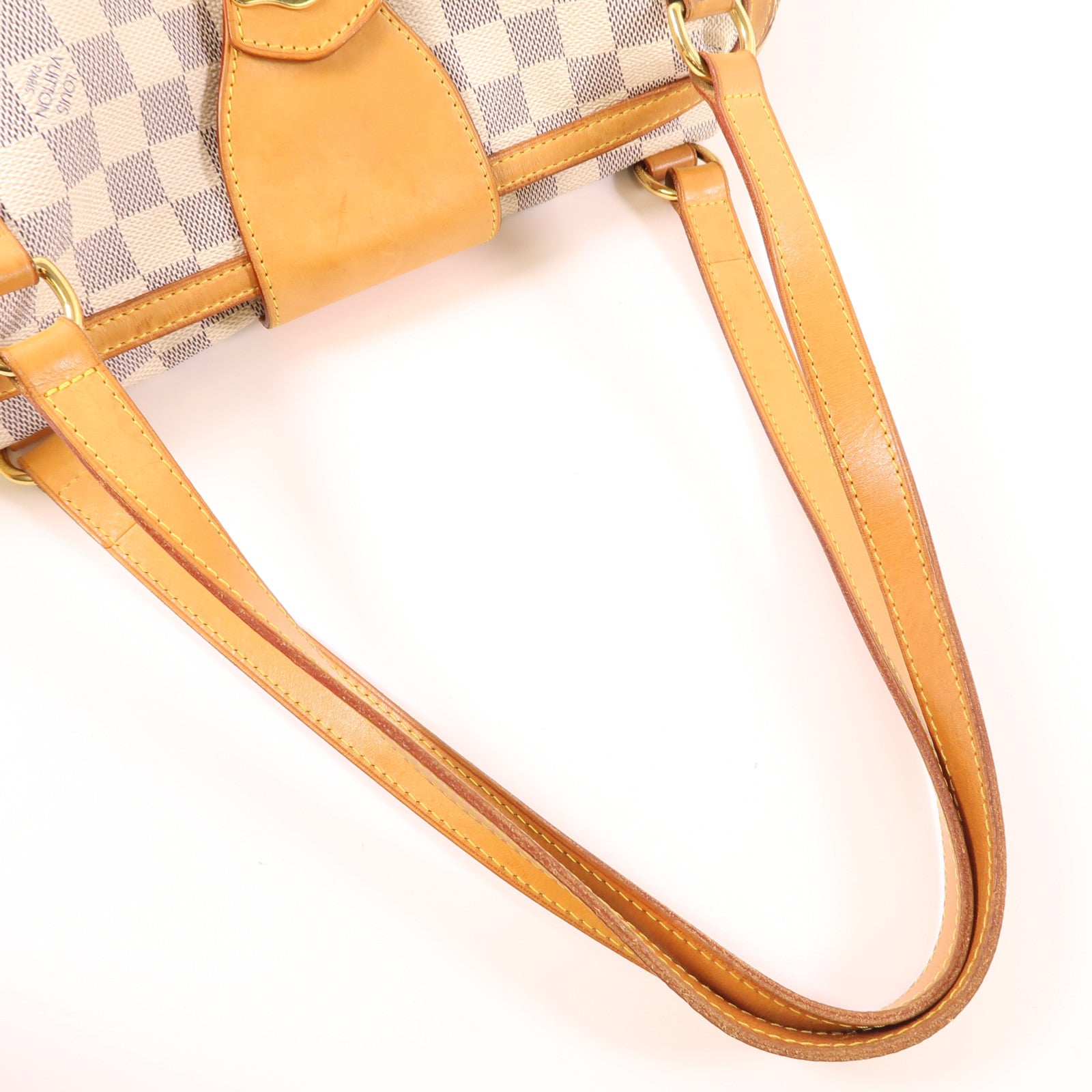 LOUIS VUITTON 【激減優惠】Damier Azur Stresa PM金扣肩背袋